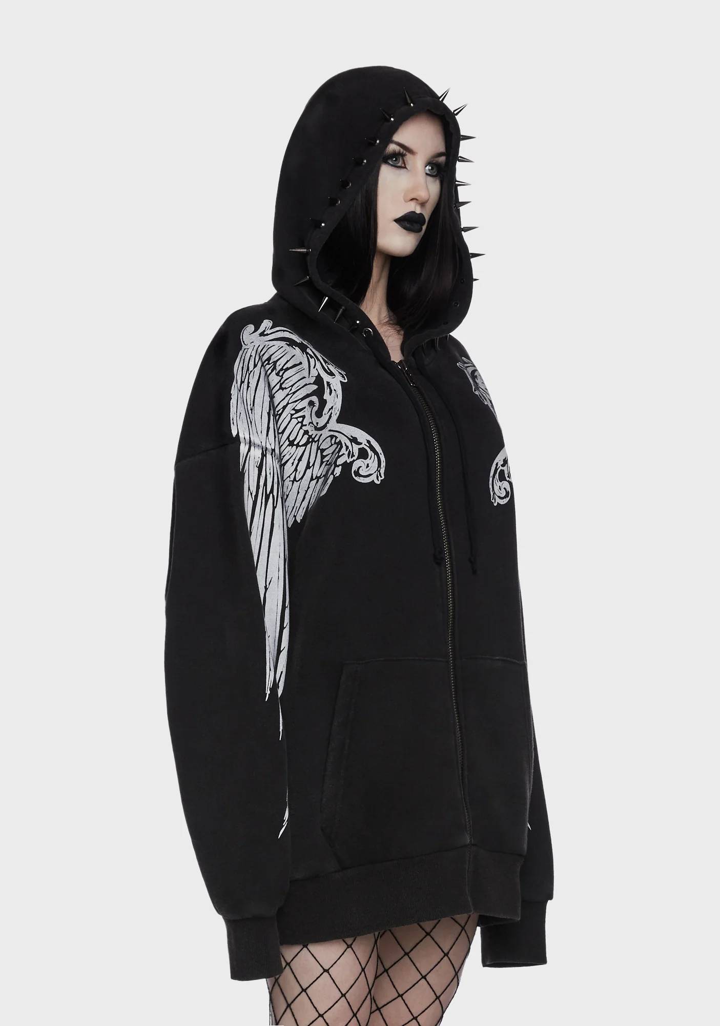 Hidden Guardian Zip-Up Hoodie - Image 3