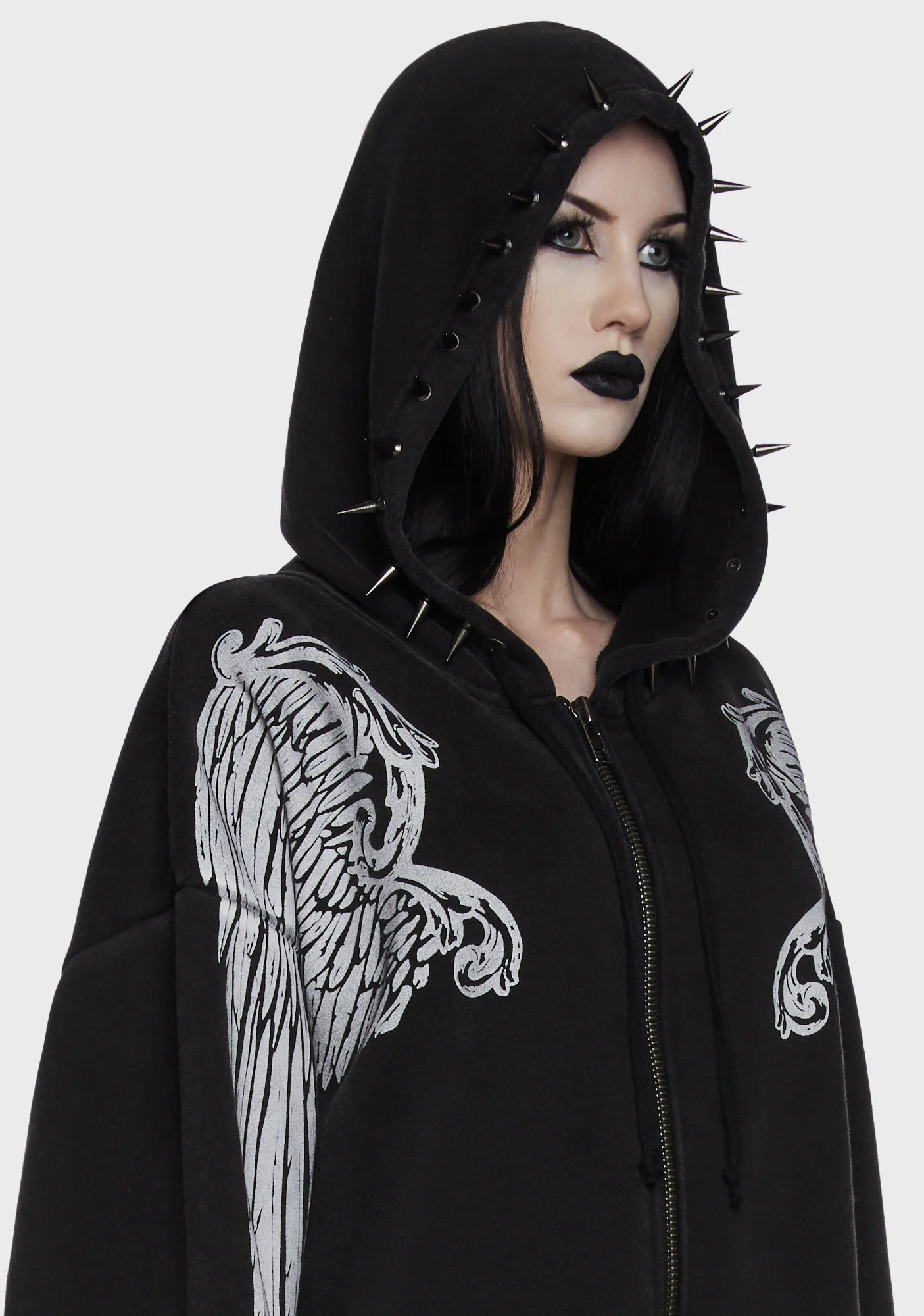 Hidden Guardian Zip-Up Hoodie - Image 5