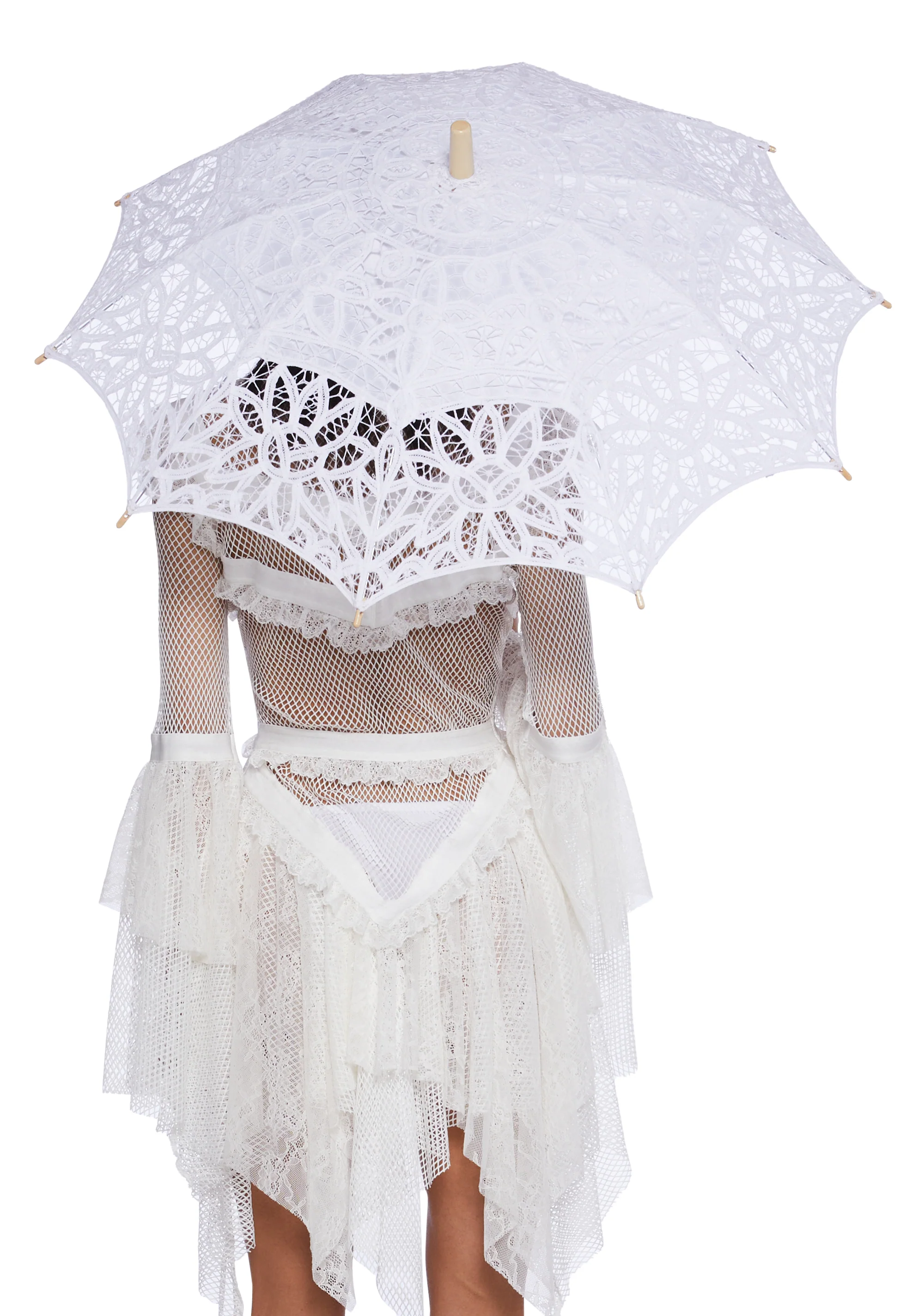 Hidden Oasis Parasol - White - Image 3