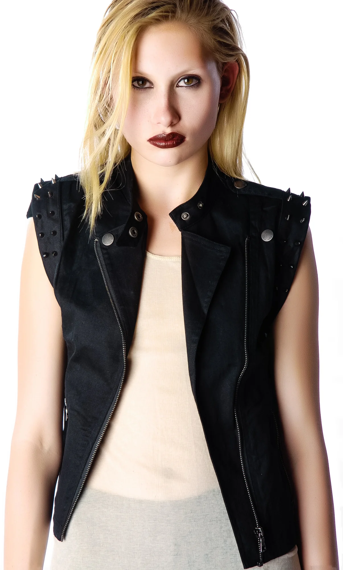 High Low Moto Vest - Image 2