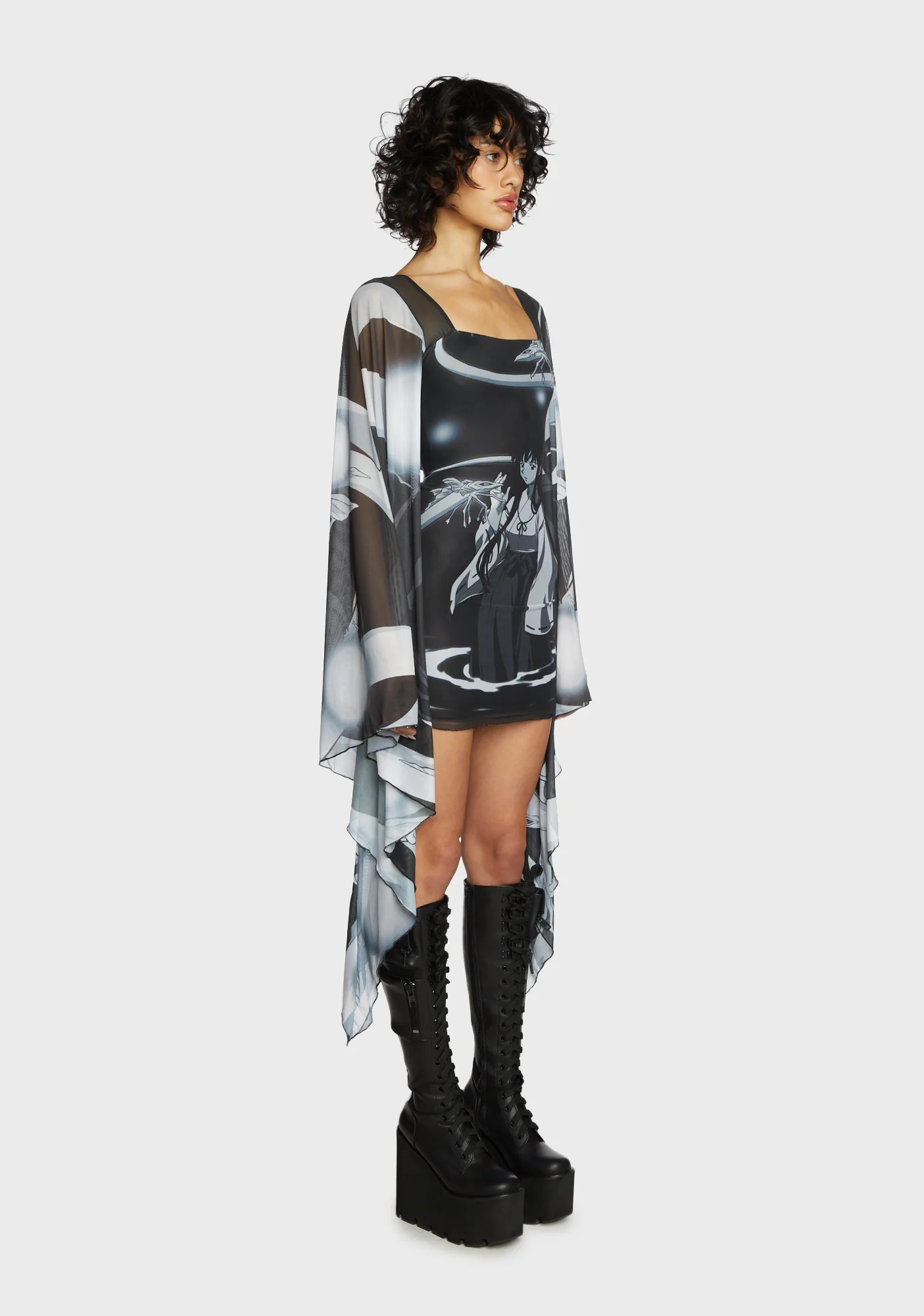High-Rank Priestess Mesh Dress - Image 3