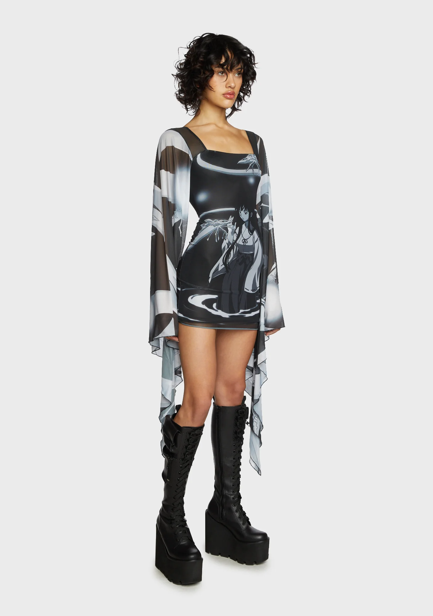 High-Rank Priestess Mesh Dress - Image 7