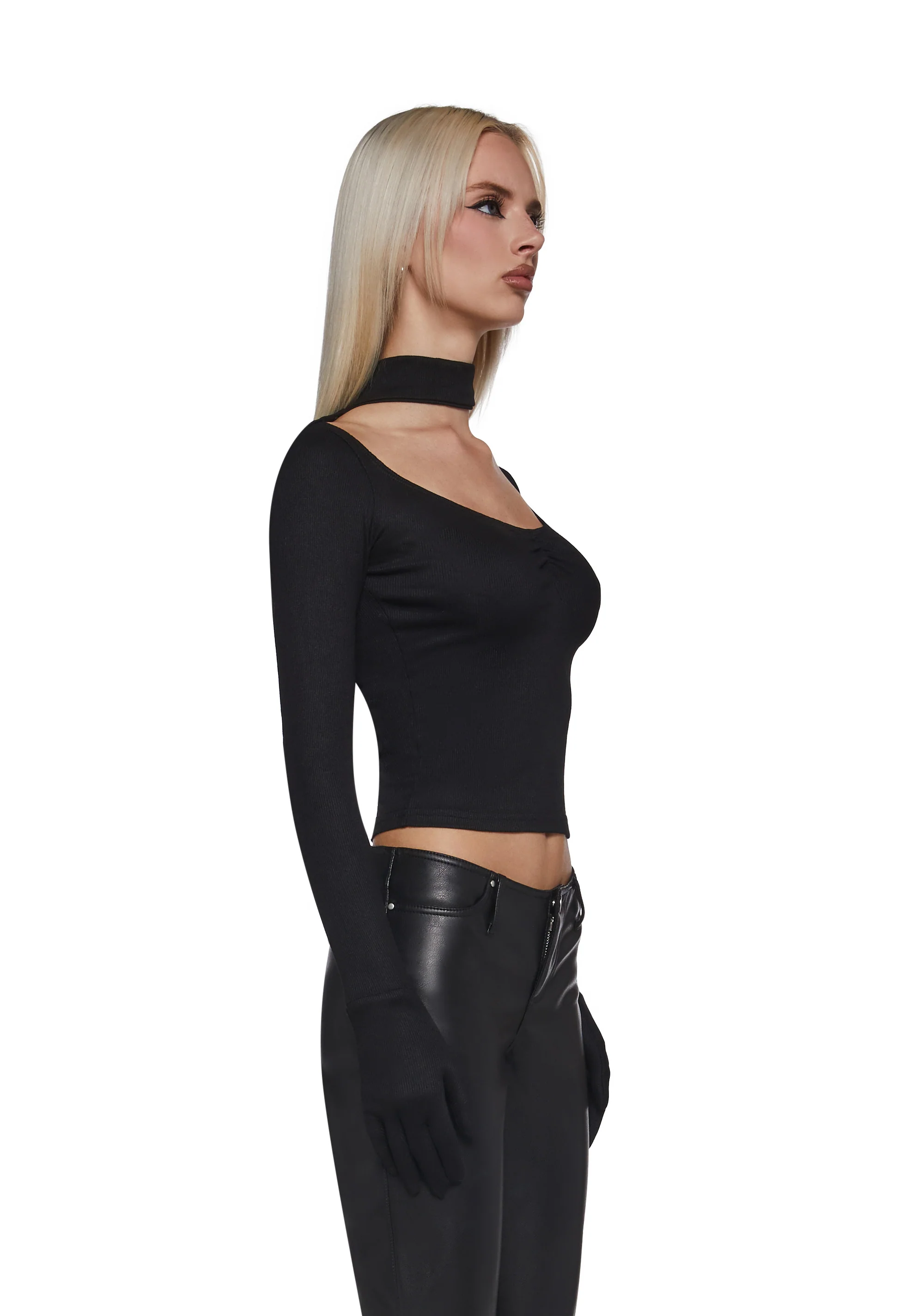 High Rise Connections Long Sleeve Top - Image 3