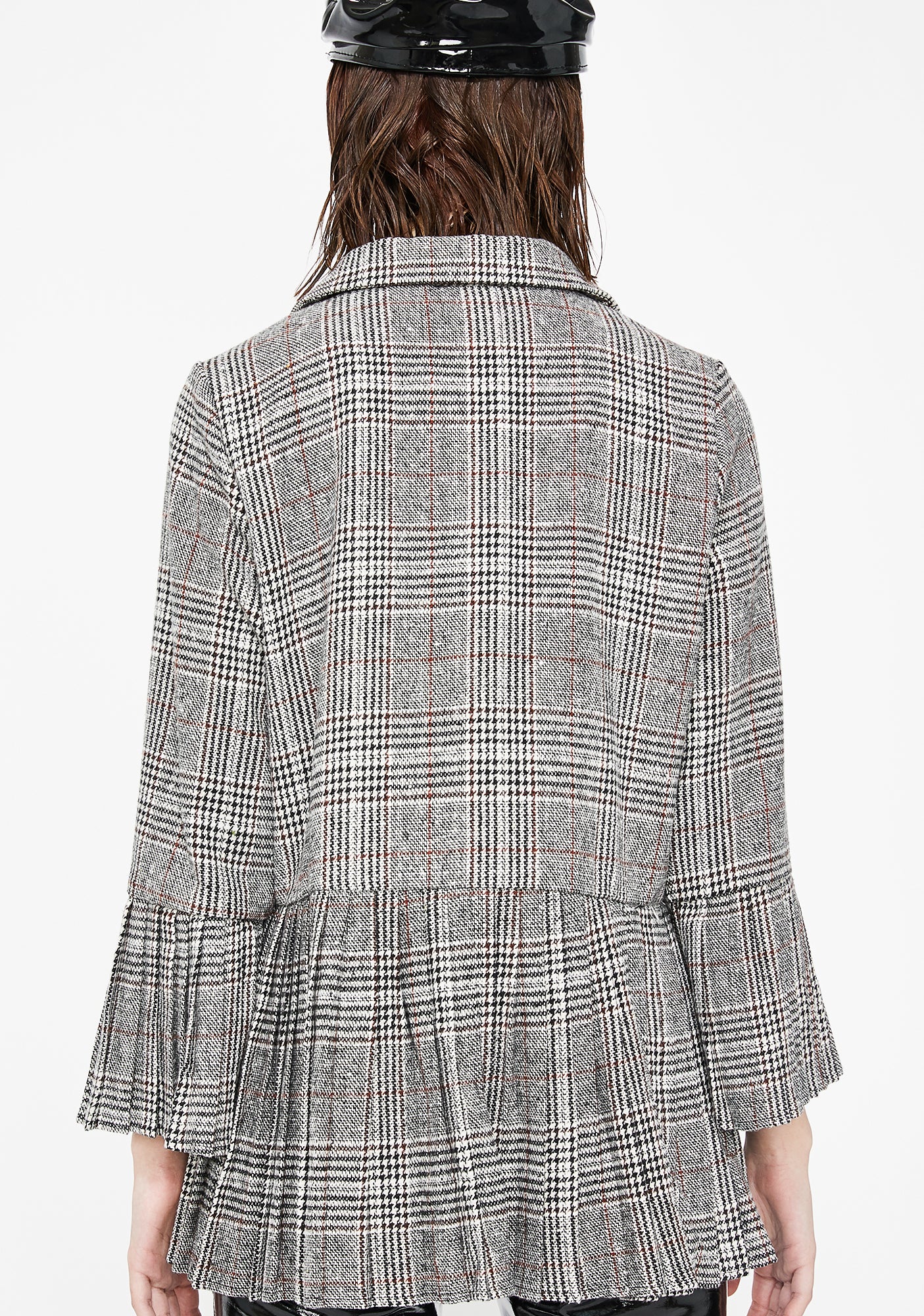 Higher Reading Plaid Blazer - Image 4