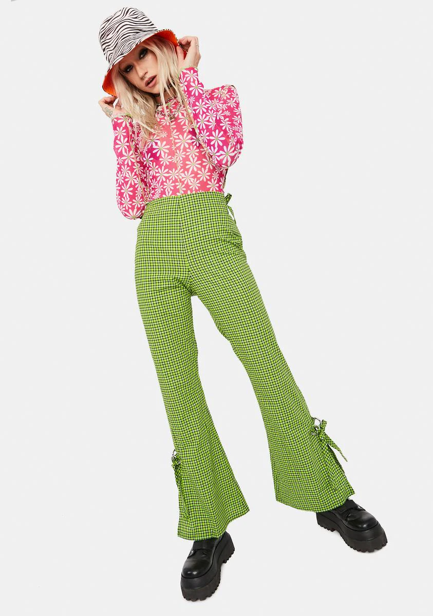 Highway Floral Mesh Crop Top - Image 3