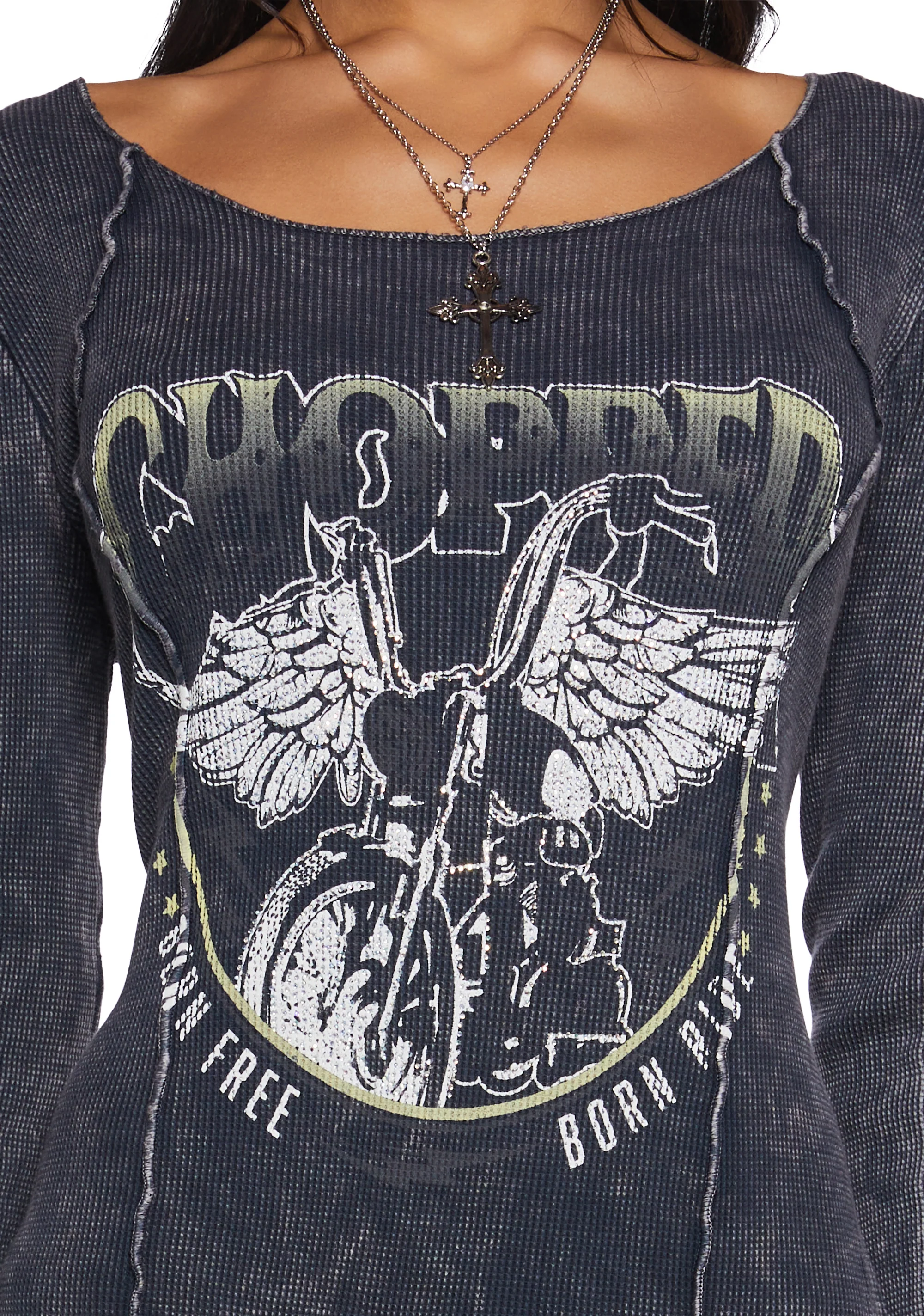Highway Rebel Long Sleeve Tee - Image 5