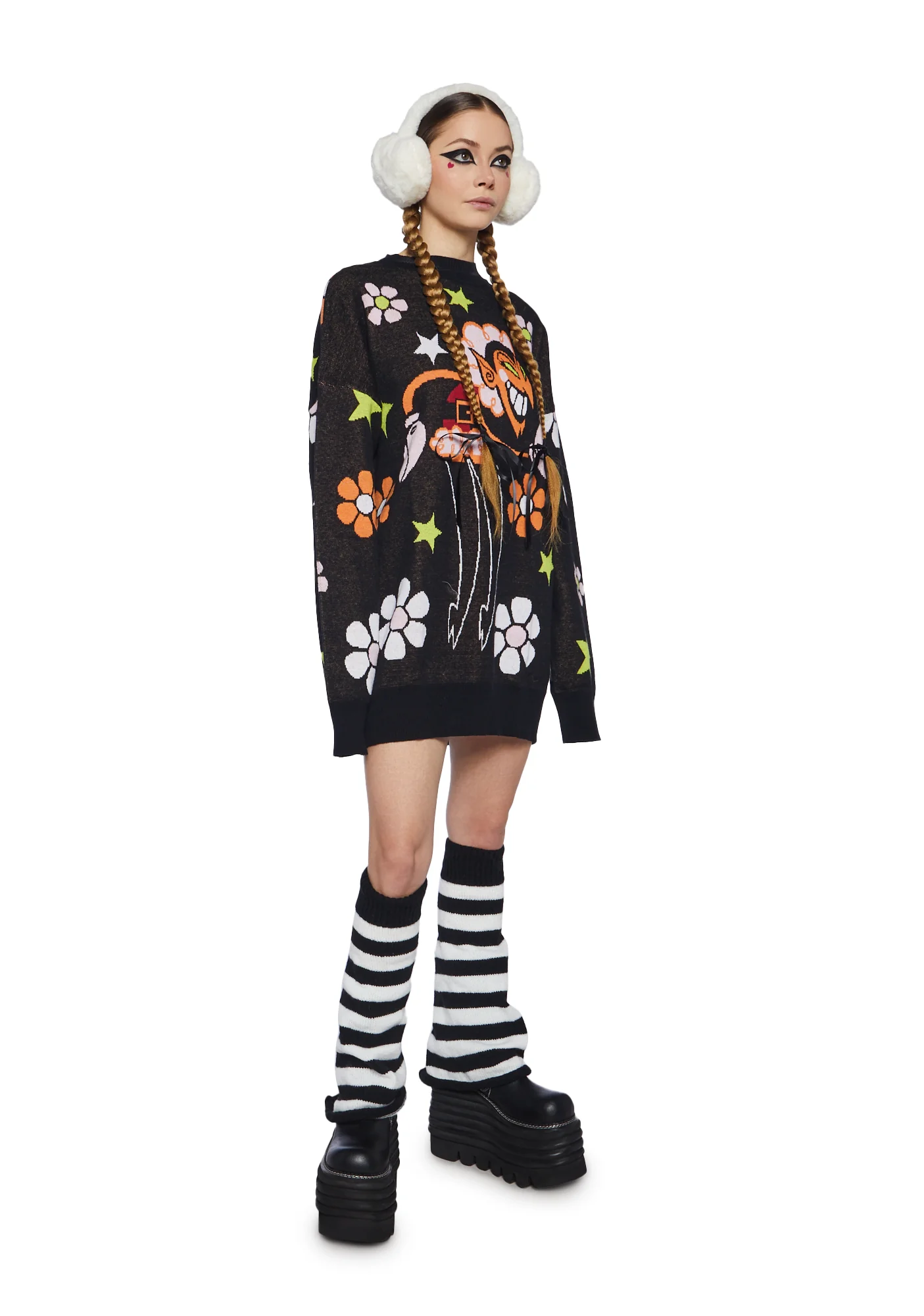 Boogie Frights Intarsia Sweater - Image 2