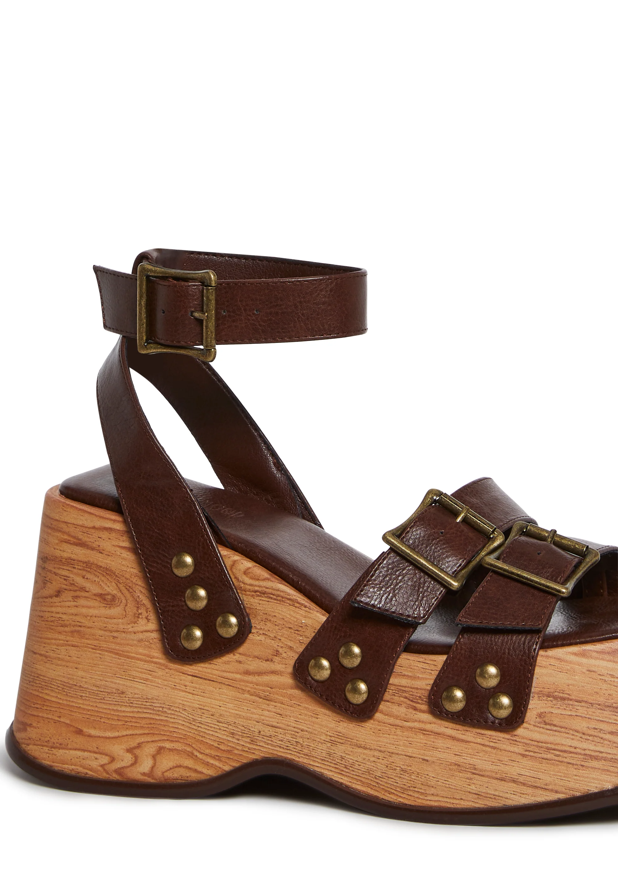 Summer Moves Platform Wedges - Brown - Image 2