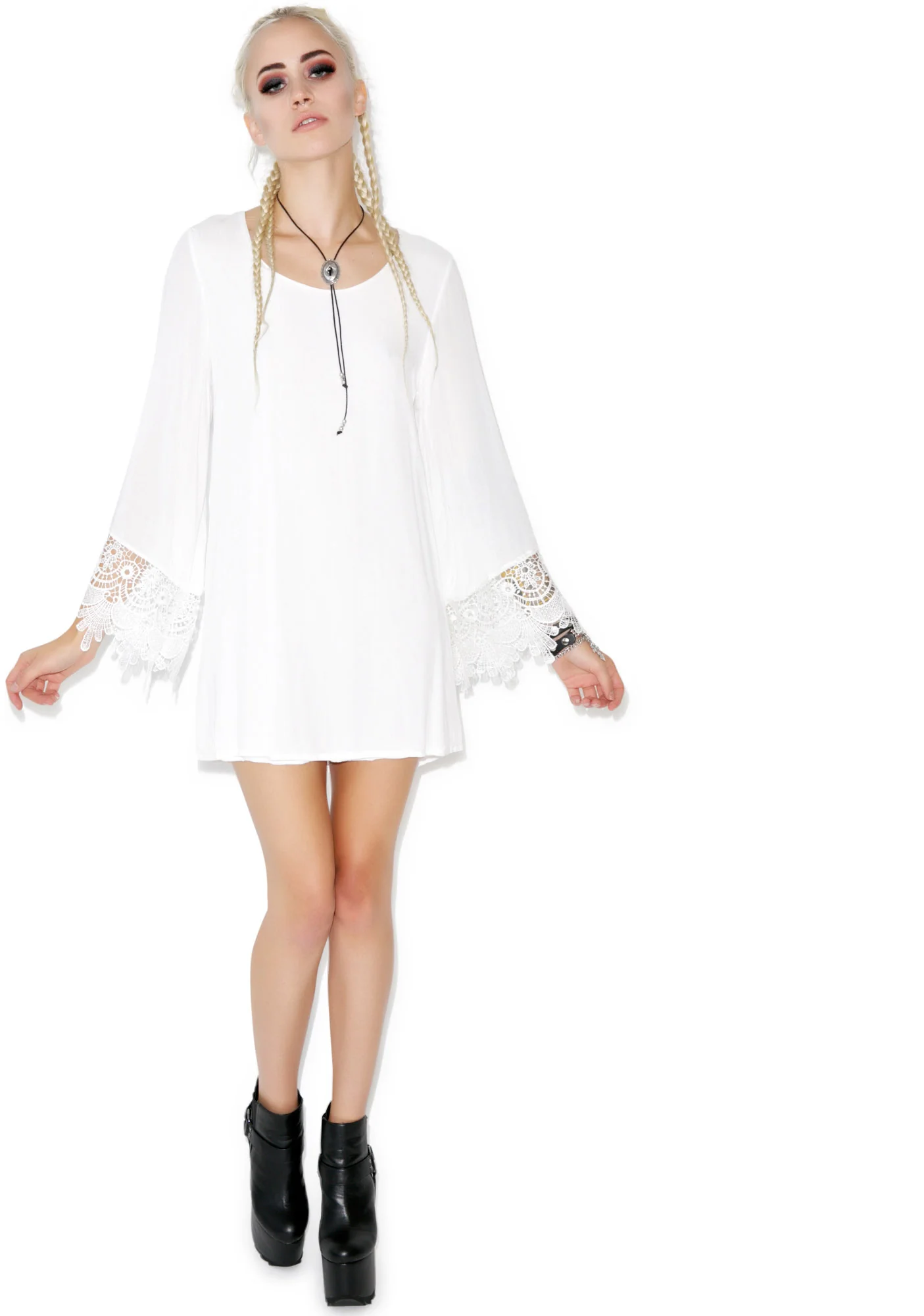Hippy Bell Sleeve Dress - Image 6
