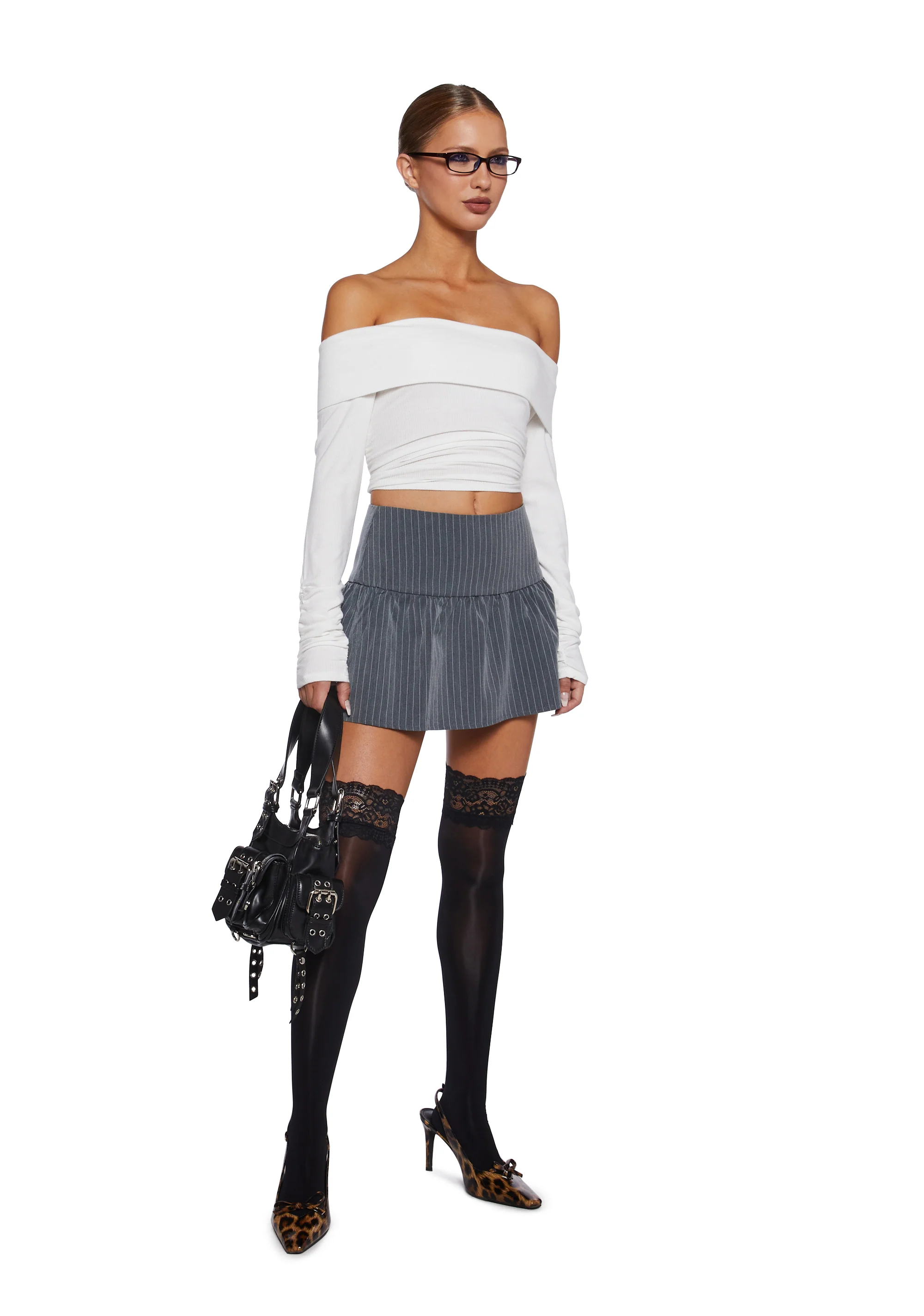 Hold Me Now Off The Shoulder Top - White - Image 2