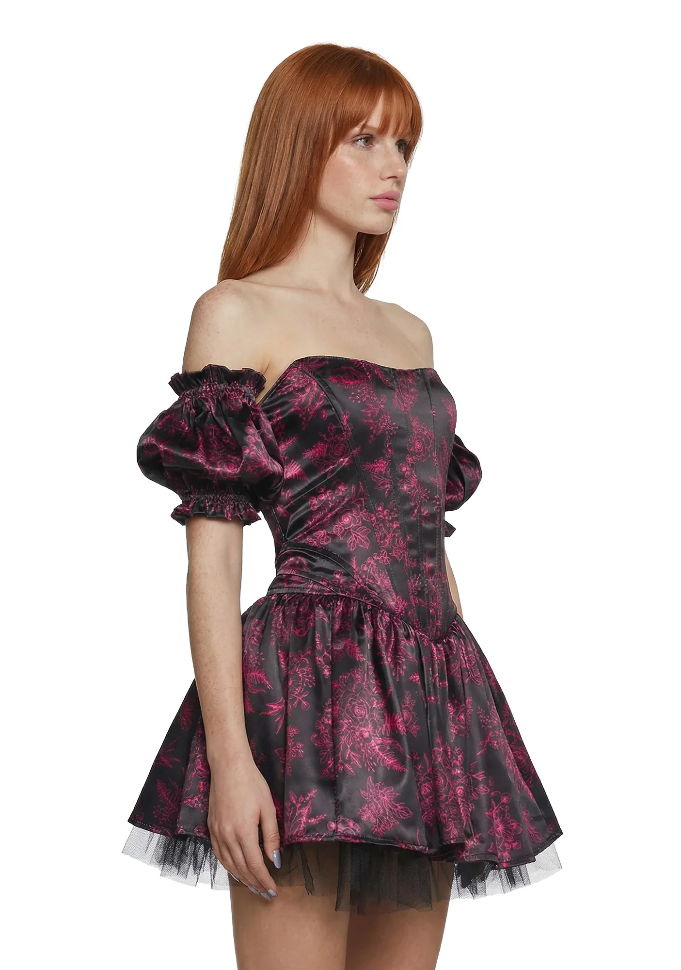 Holding Court Corset Dress - Black - Image 3