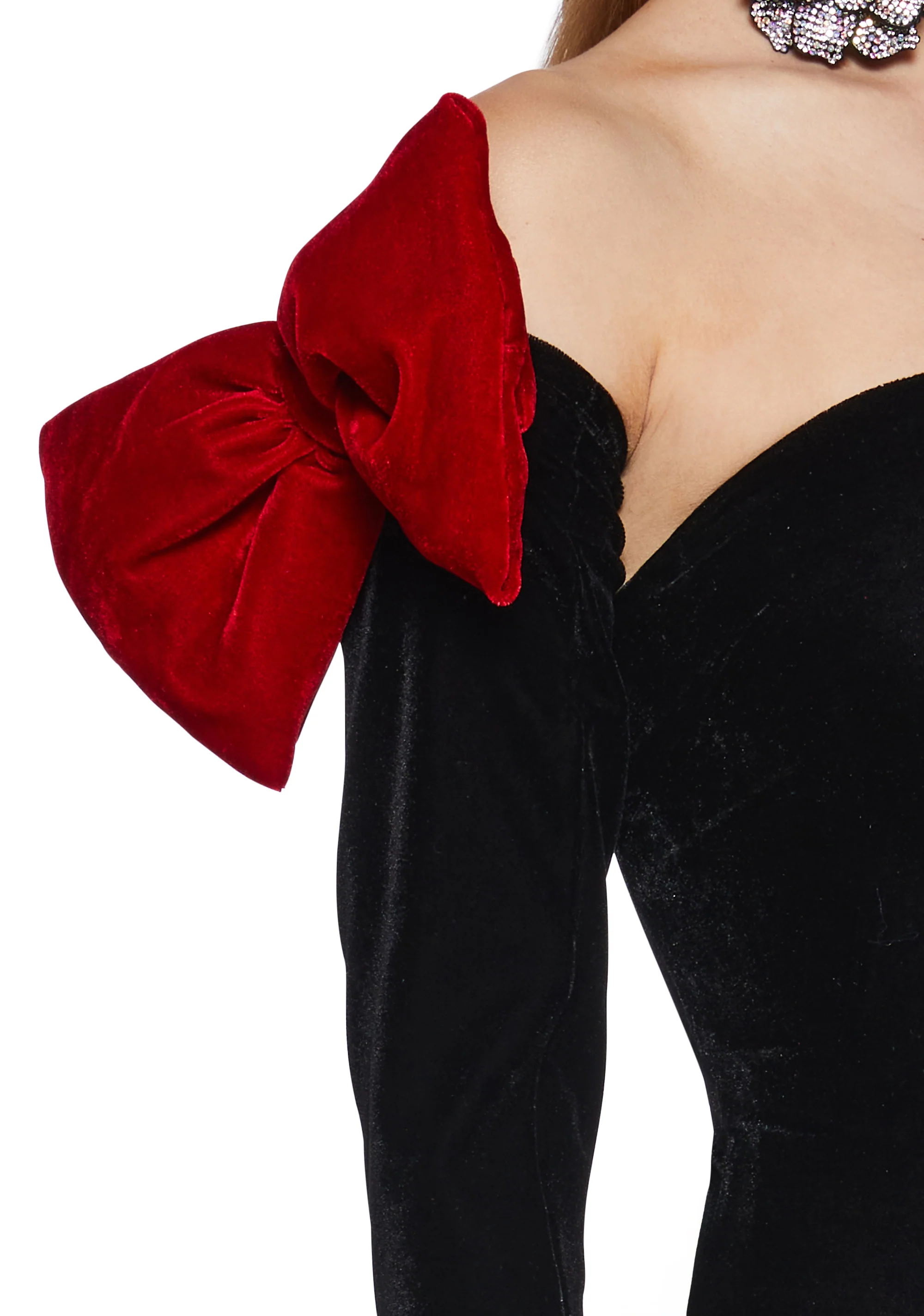 Holiday Heart Bodysuit And Gloves Set - Image 6