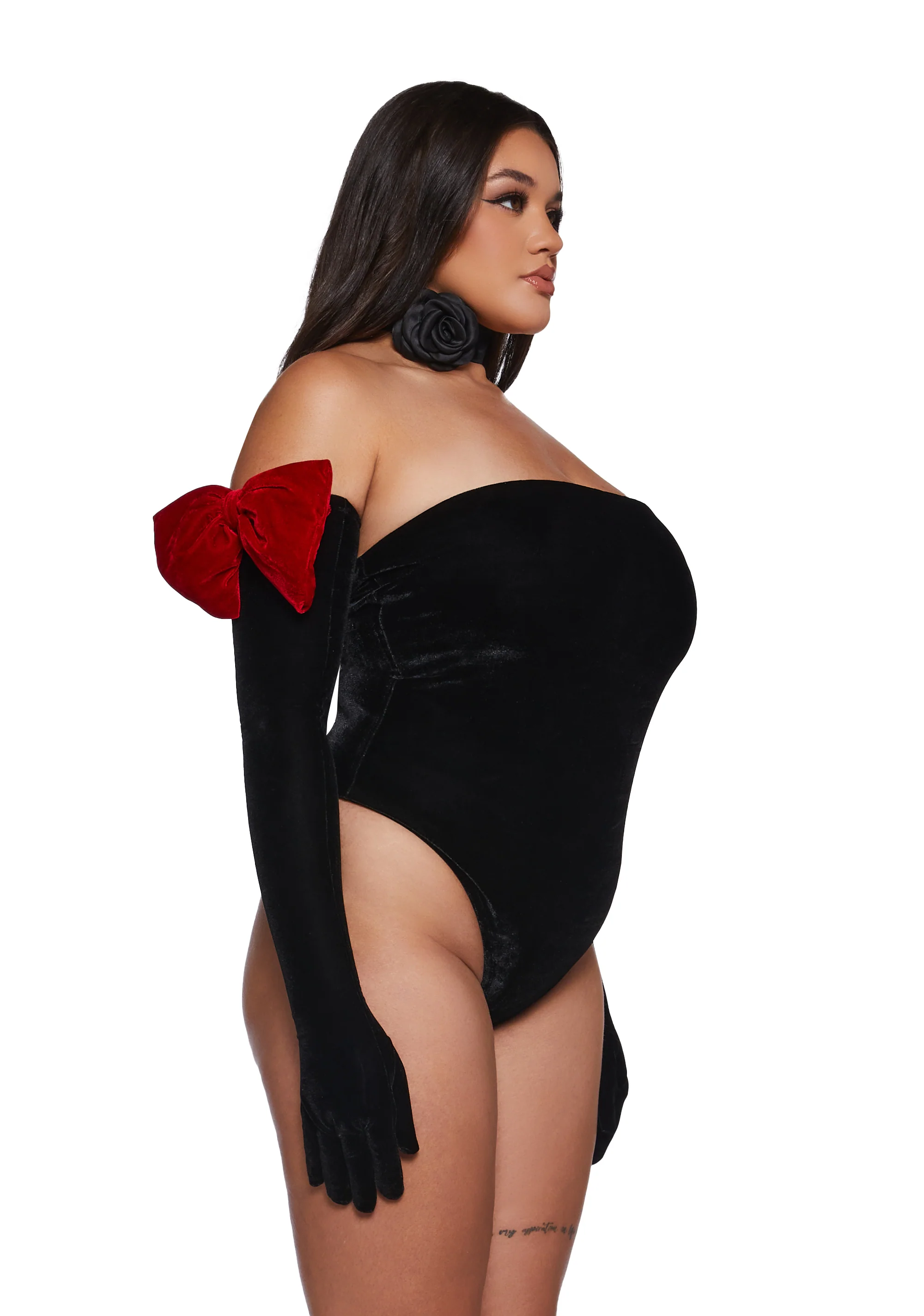 Holiday Heart Bodysuit And Gloves Set - Image 8