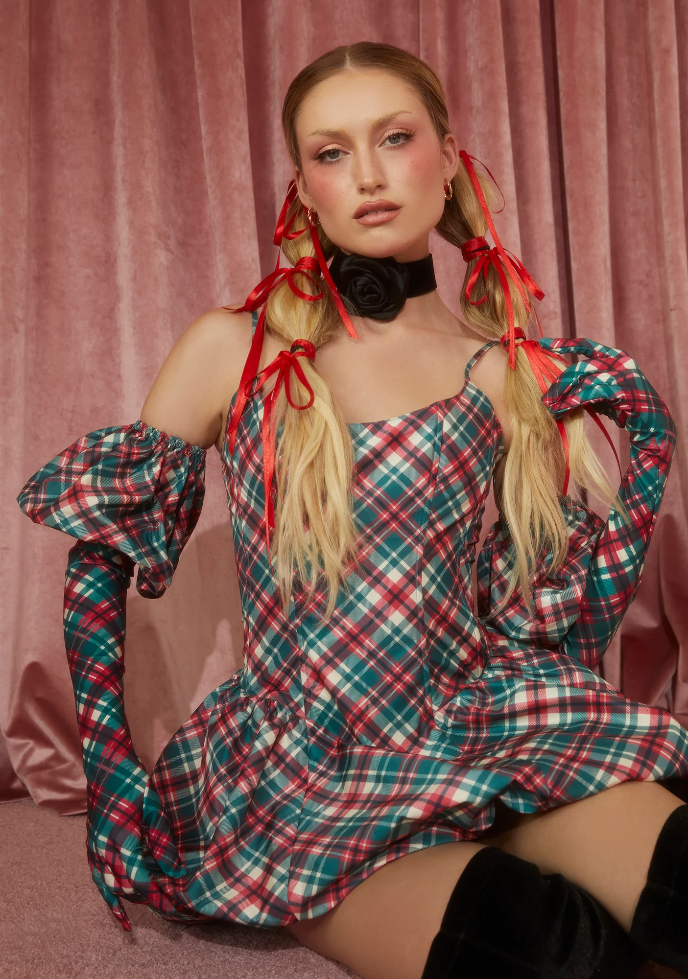 Holiday Party Mini Dress - Image 9