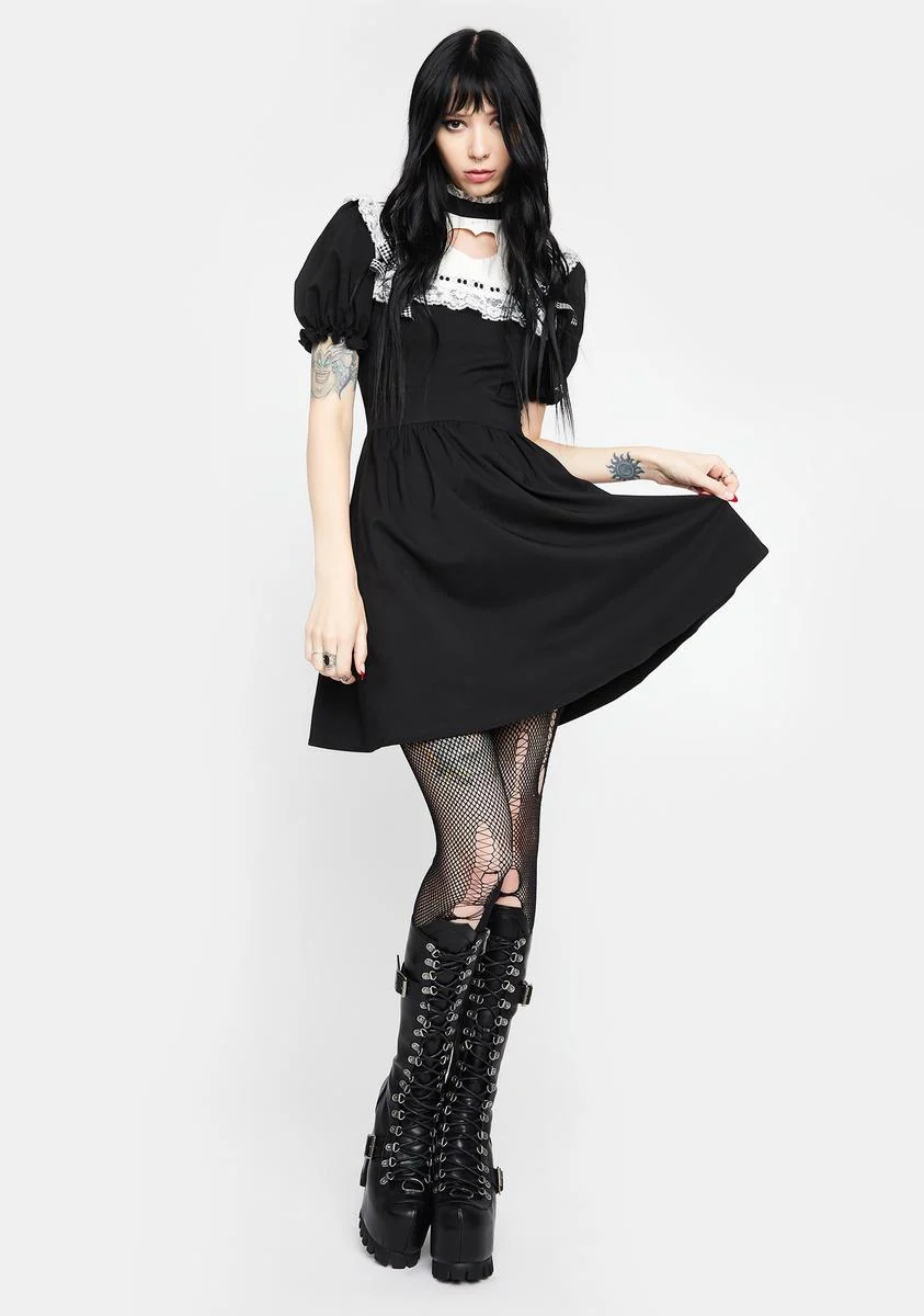 Hollow Out Alice Dress - Image 3
