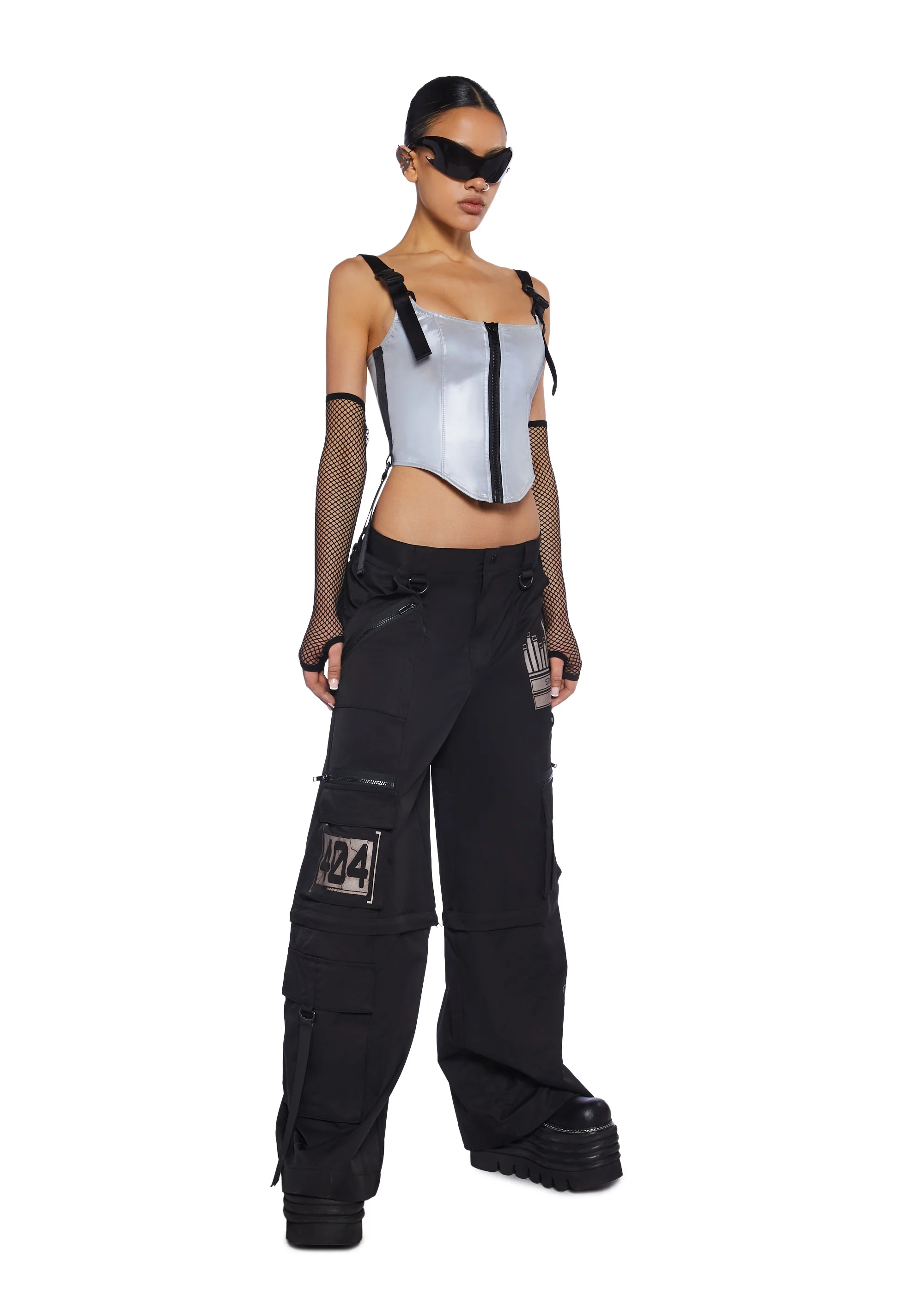 Hologram Party Corset Top - Image 3
