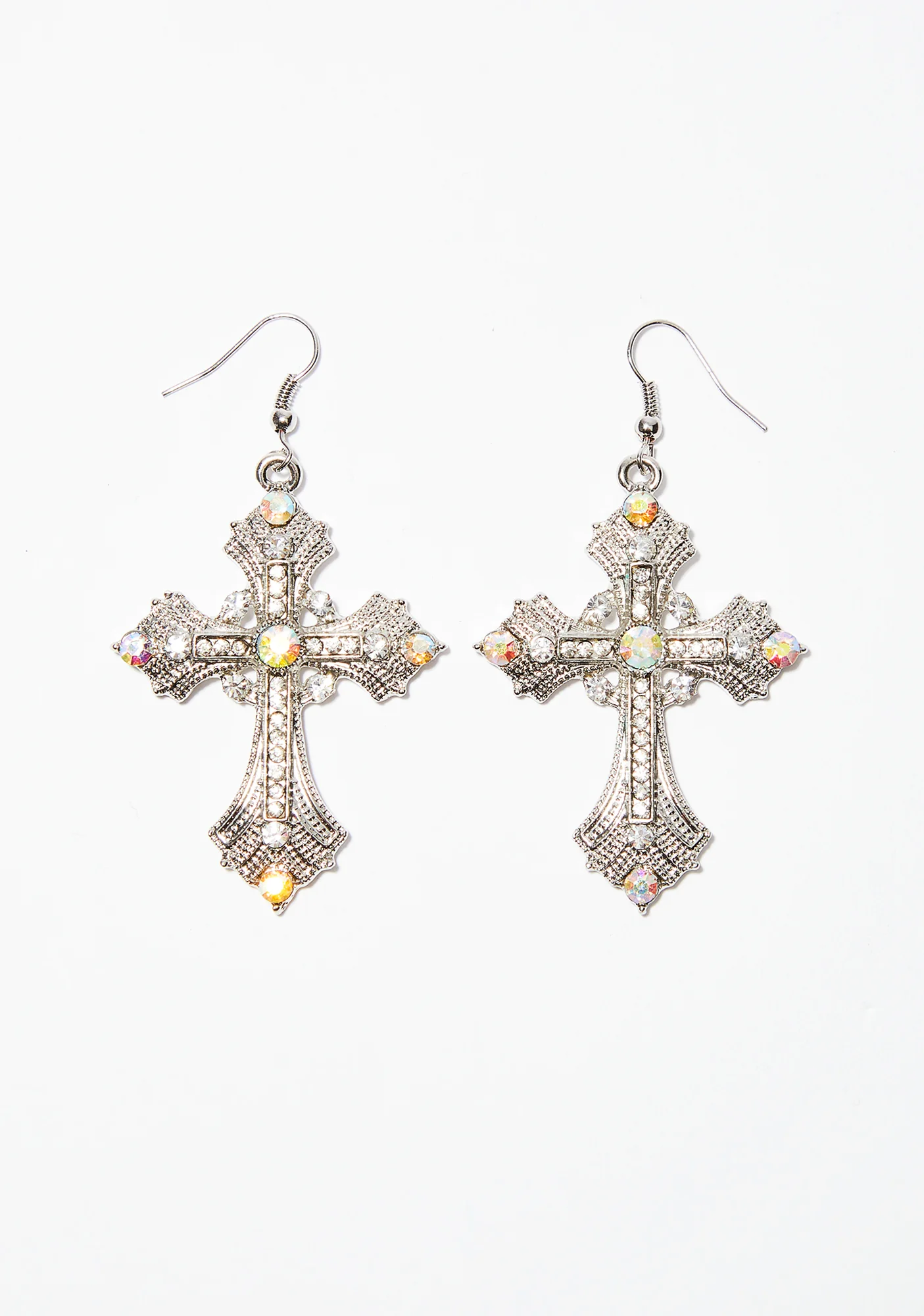 Holy Hell Cross Earrings - Image 2