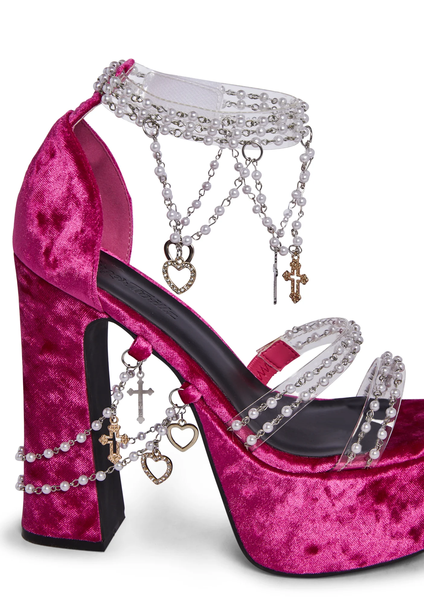 Holy Revelation Platform Heels - Magenta - Image 2