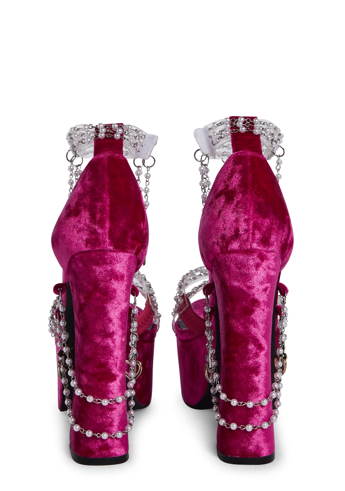 Holy Revelation Platform Heels - Magenta - Image 4