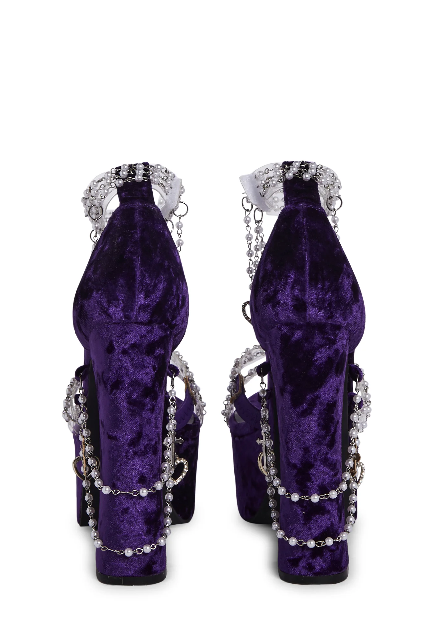 Holy Revelation Platform Heels - Purple - Image 4