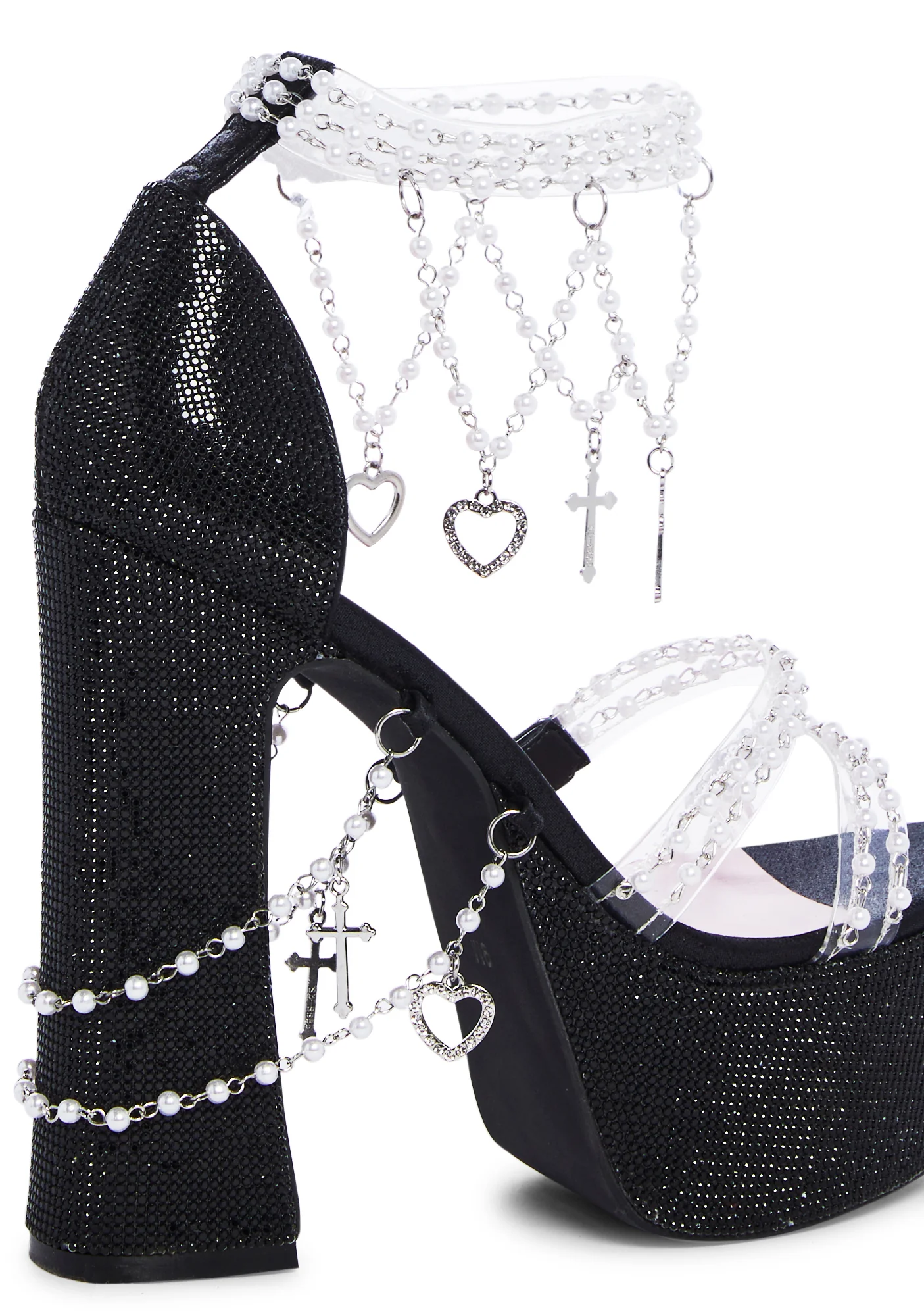Holy Revelation Platform Heels - Rhinestone - Image 2