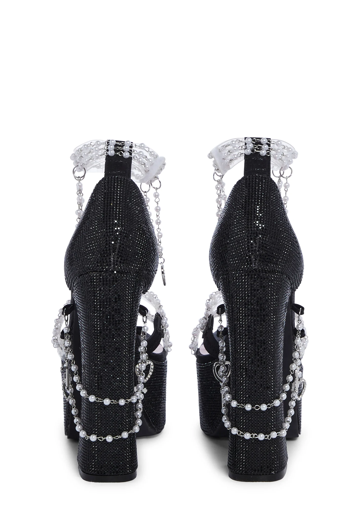 Holy Revelation Platform Heels - Rhinestone - Image 4
