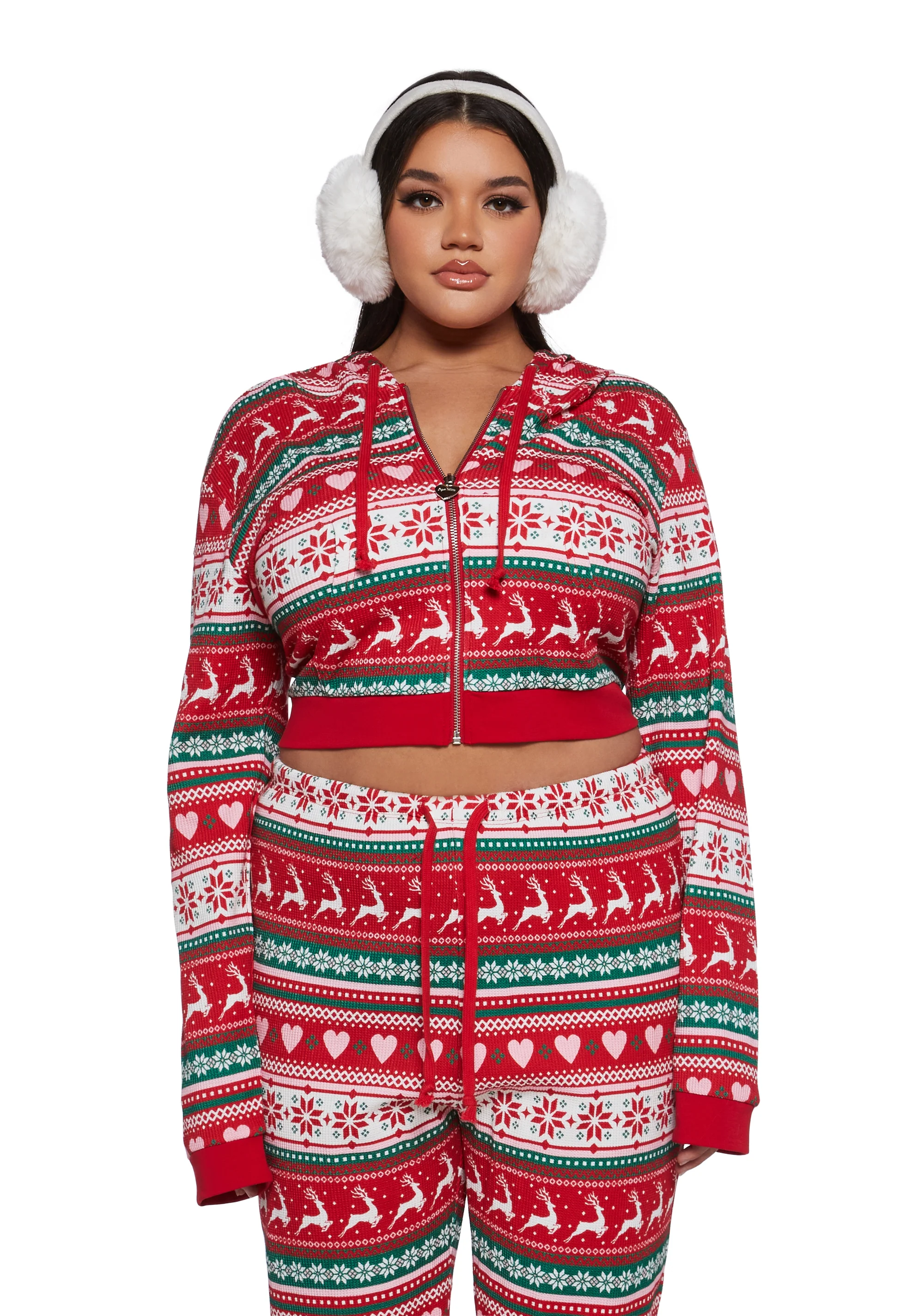 Home For The Holidays Zip-Up Hoodie - Image 2