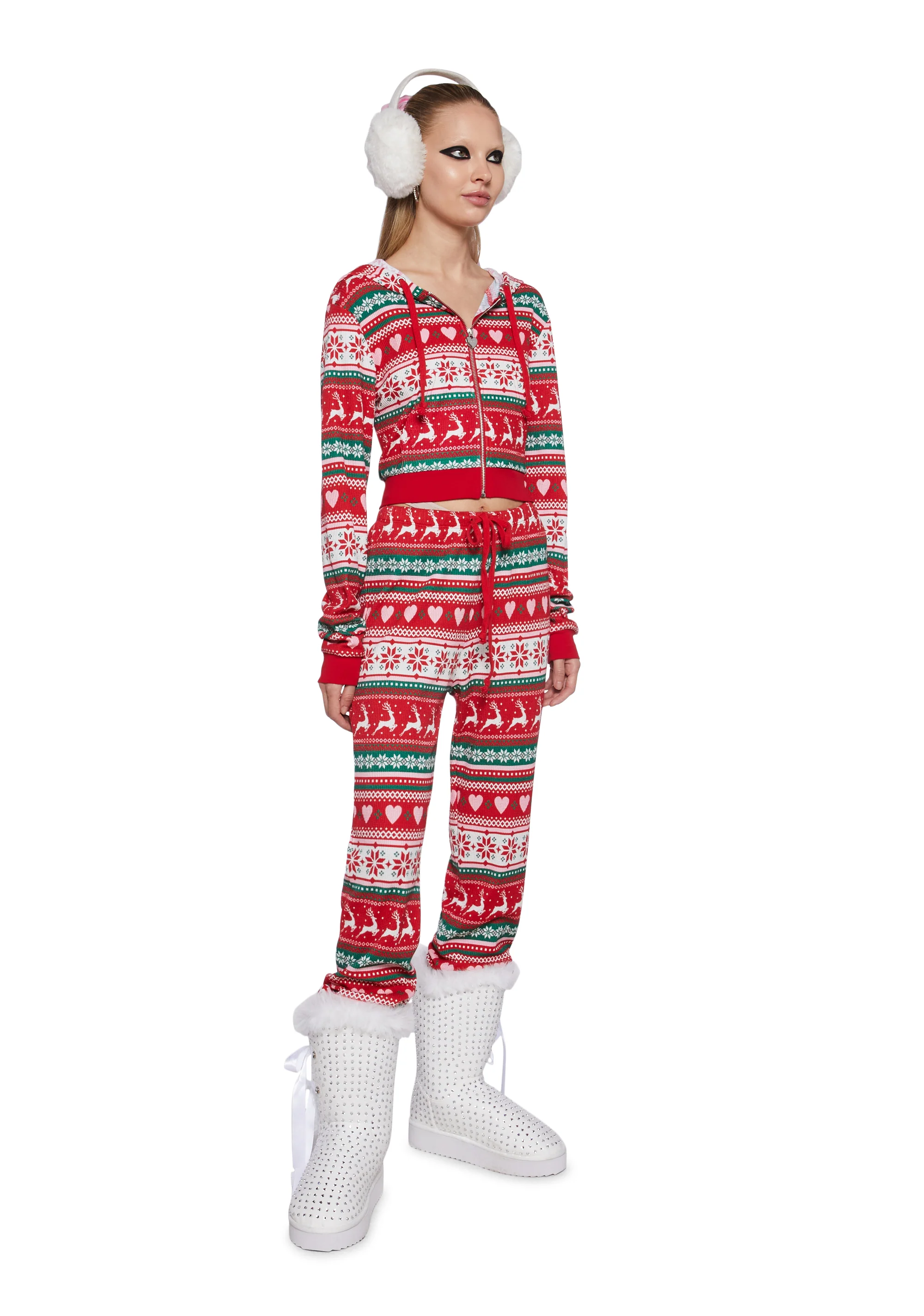 Home For The Holidays Zip-Up Hoodie - Image 7