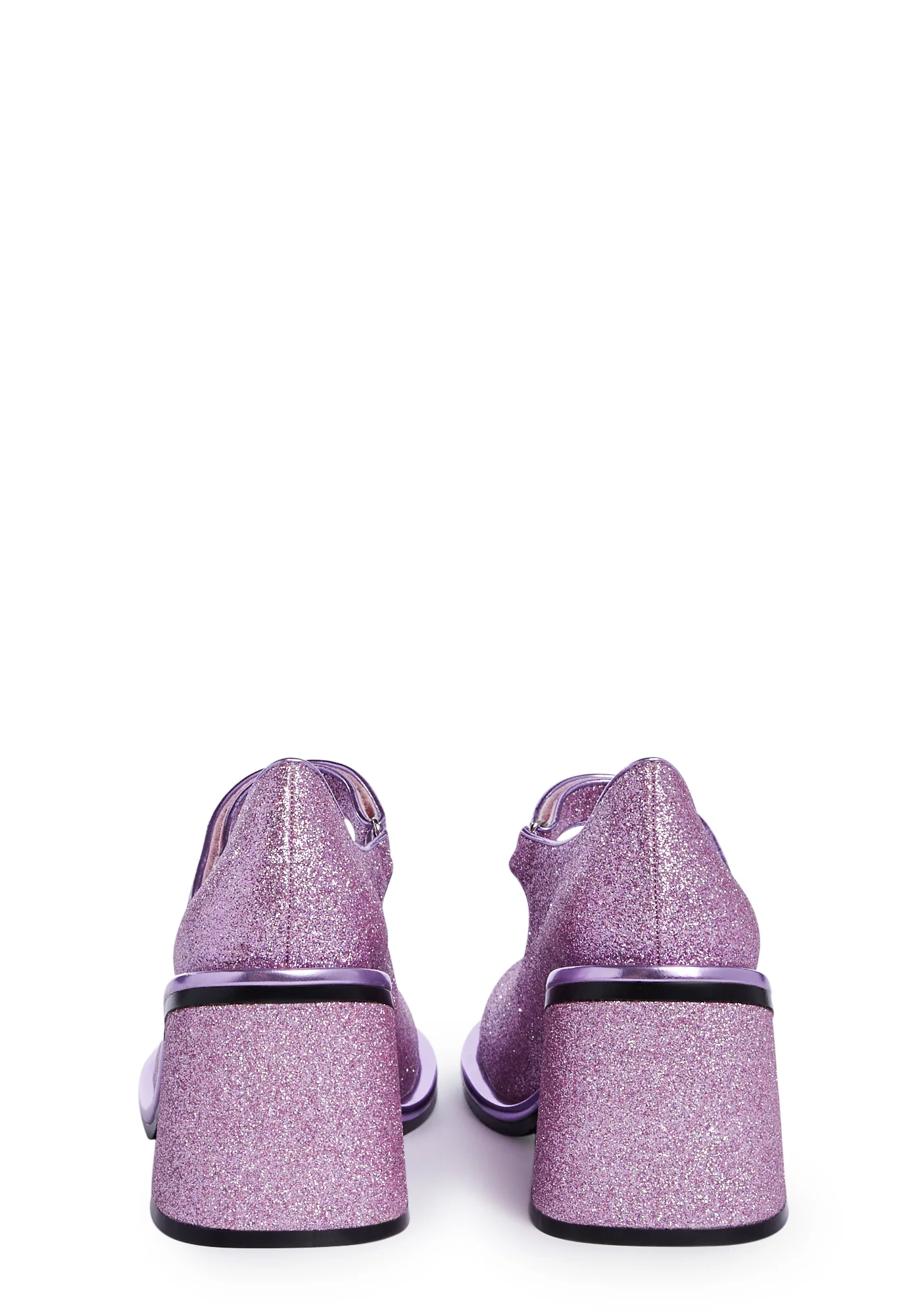 Desire Me Platform Mary Janes - Purple - Image 4