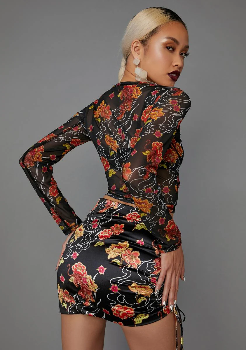 Honest Confessions Ruched Mini Skirt - Image 4