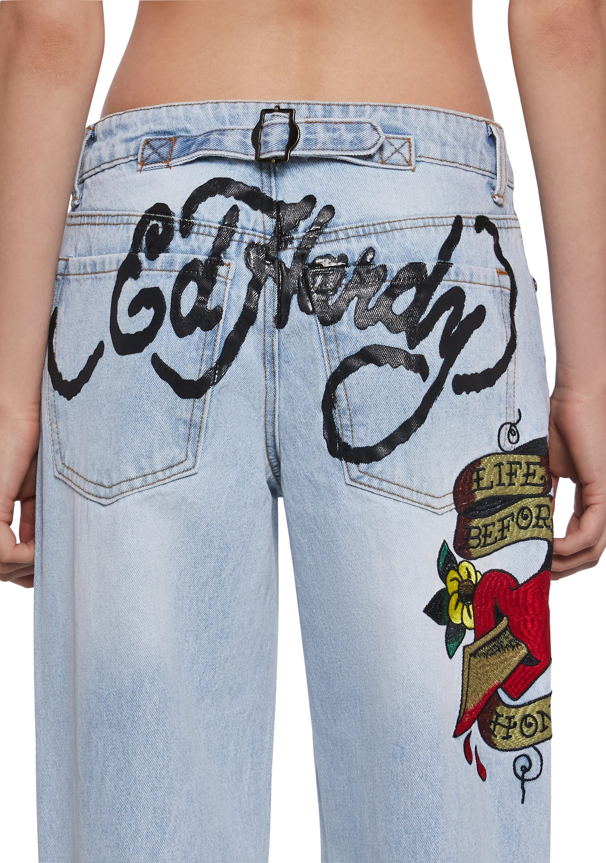 Honor Dagger Baggy Jeans - Image 6