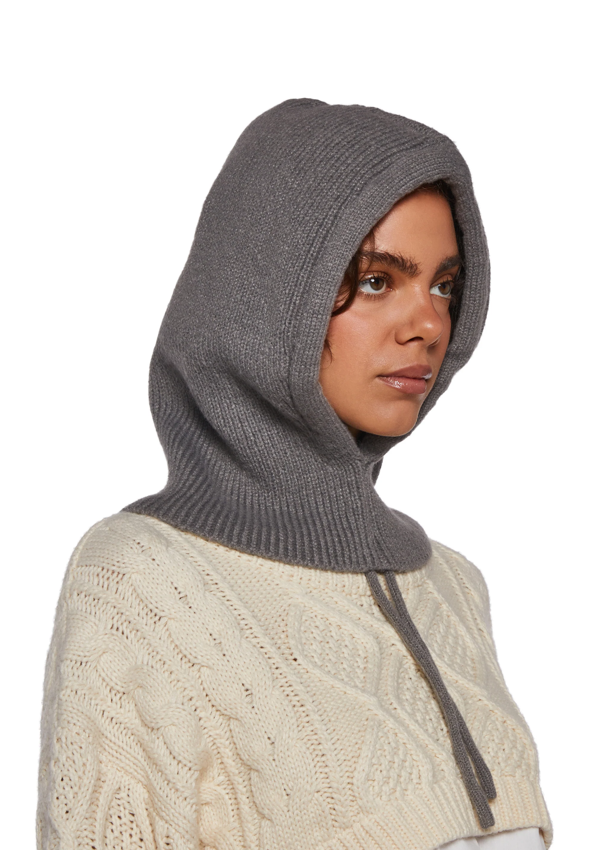 Cold Stare Hood WIth Strings - Image 2