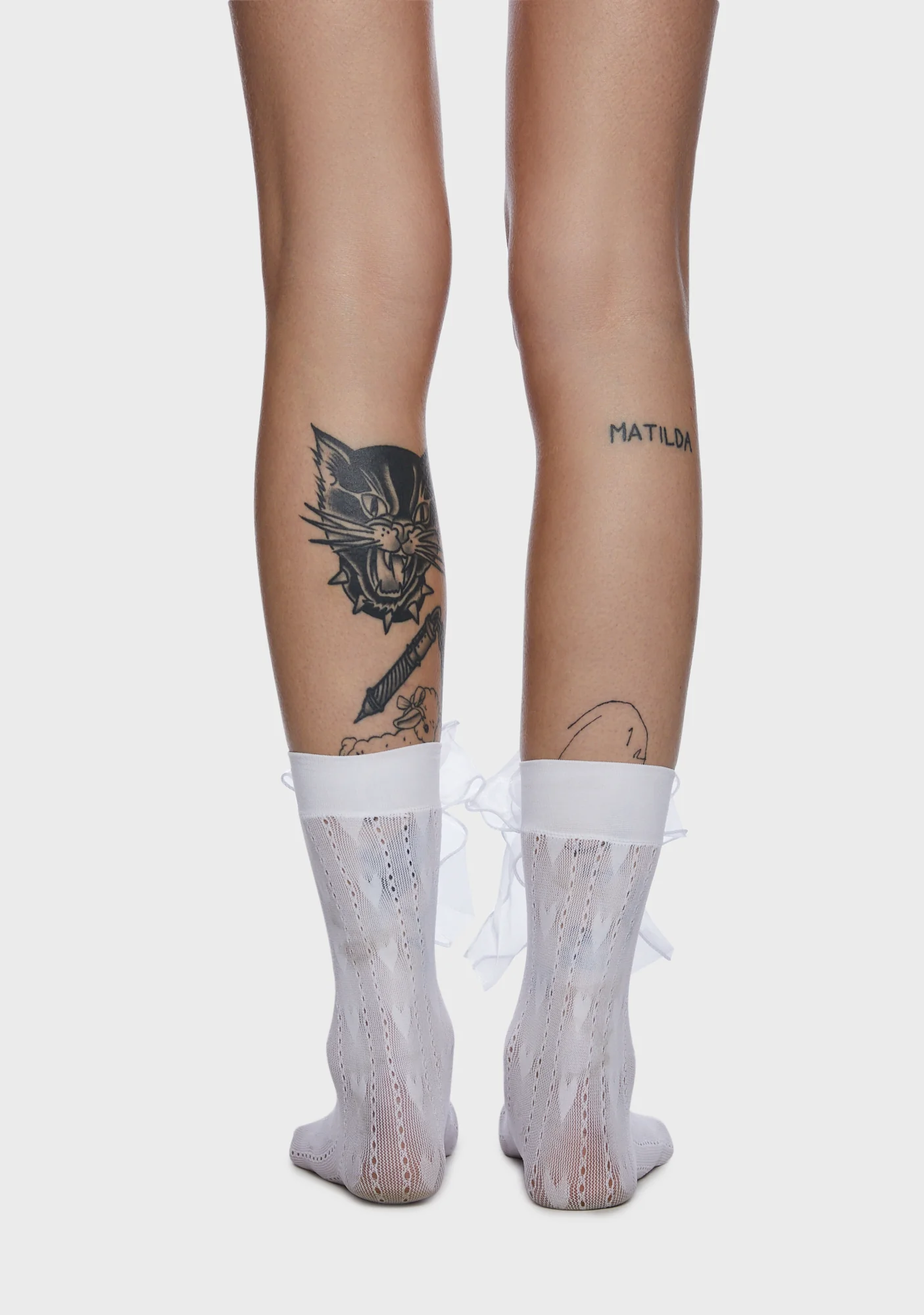 Hopeless Crush Lace Socks - Image 3