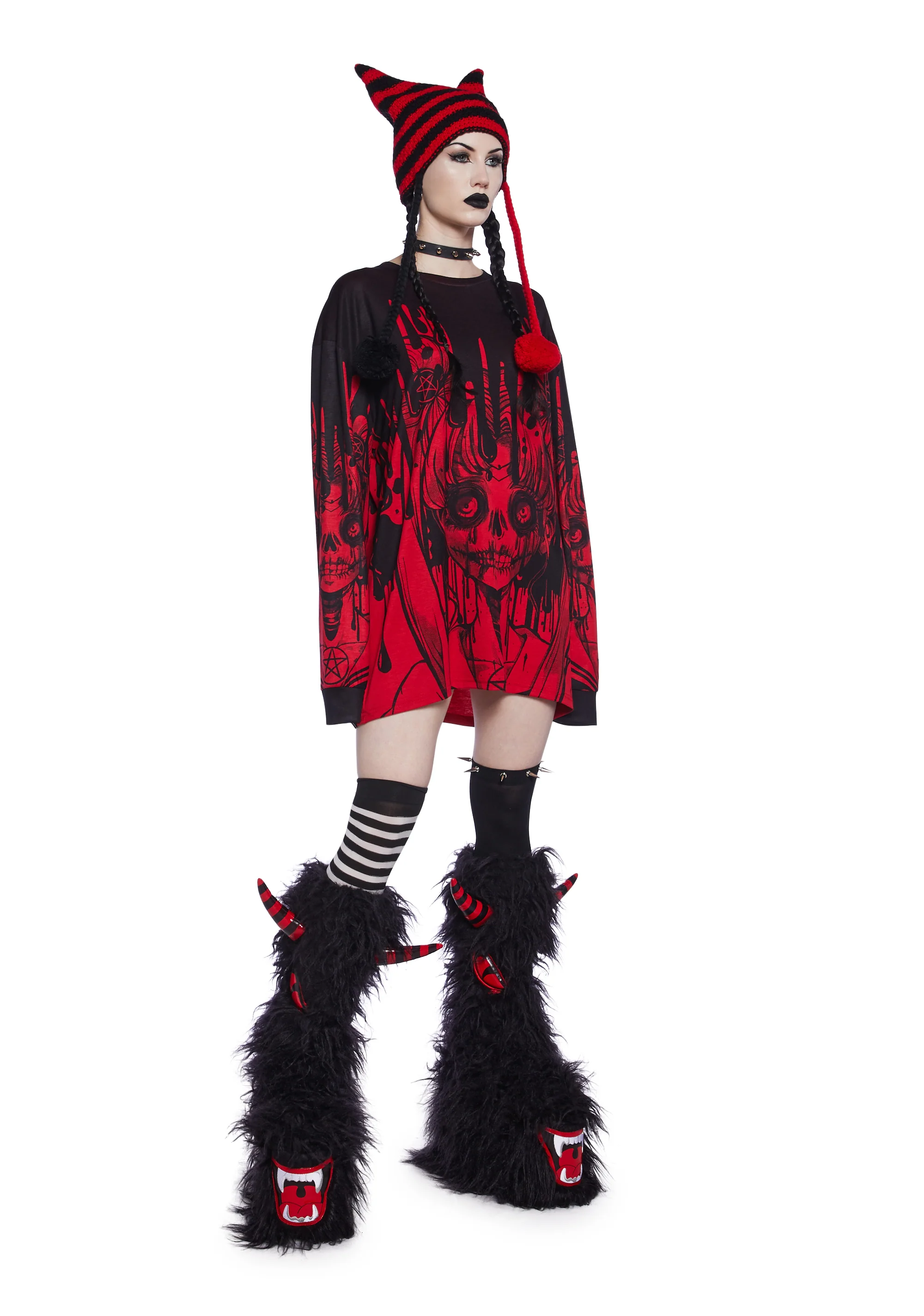 Horrific Cuteness  Long Sleeve Tee - Image 2