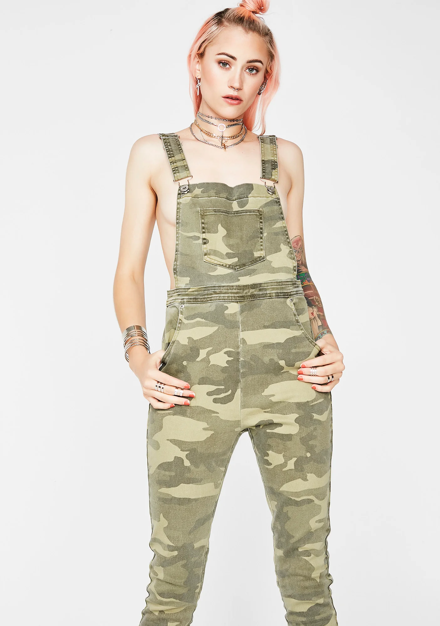 Hot Commodity Camo Overalls - Image 2