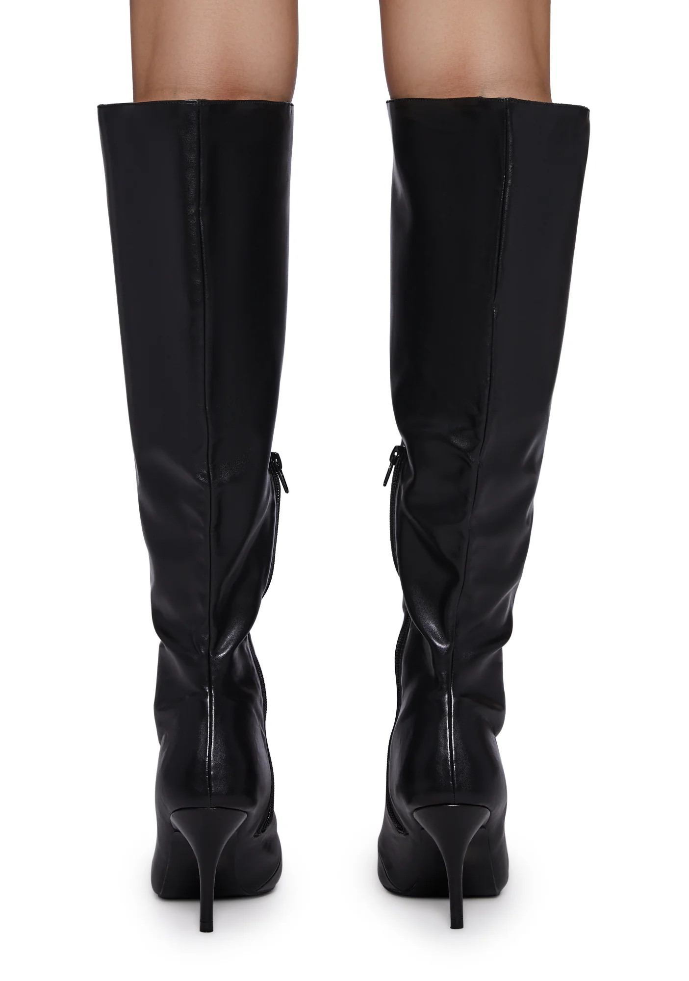 Hot Conclusions Knee High Boots - Black - Image 4