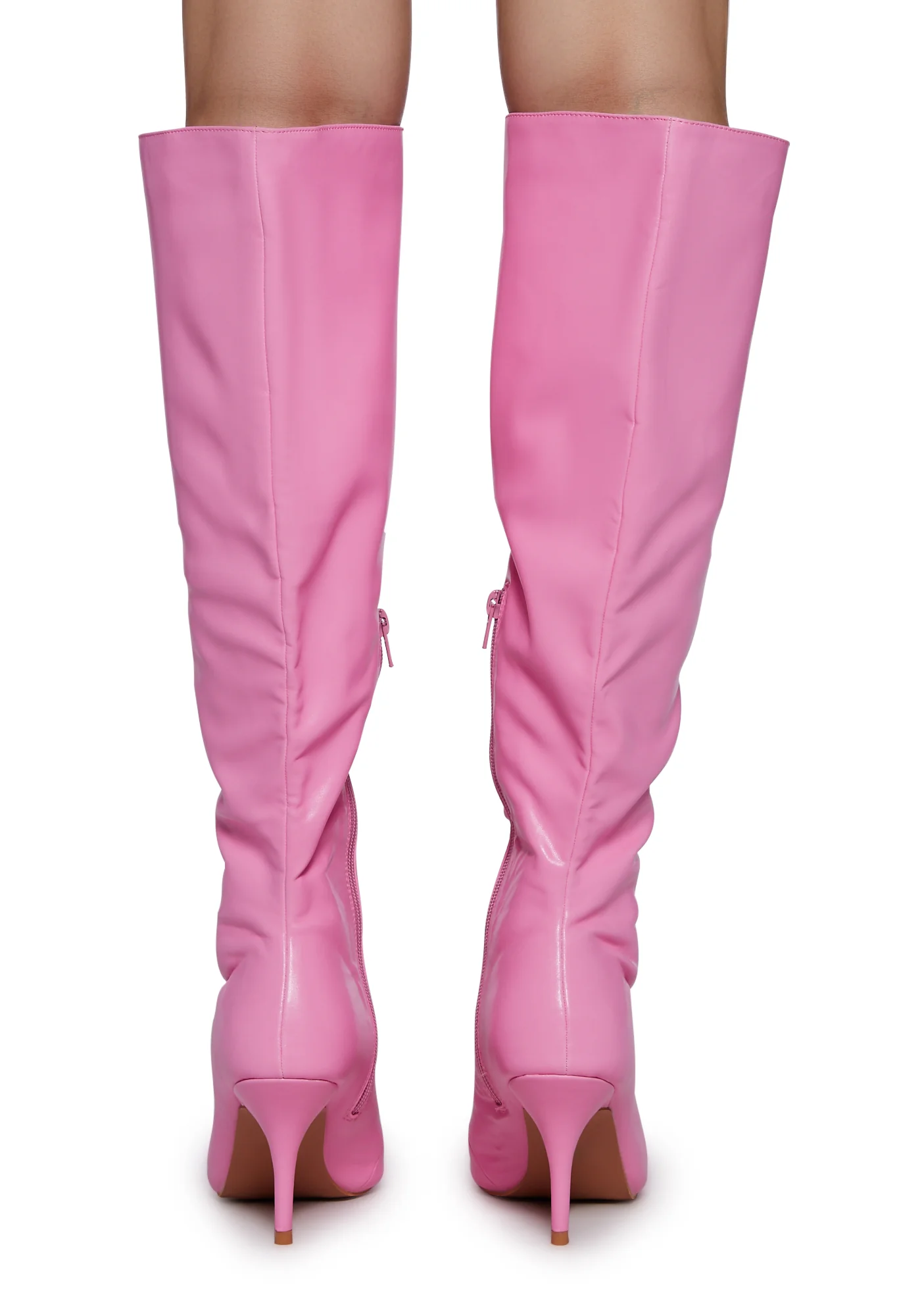 Hot Conclusions Knee High Boots - Pink - Image 4