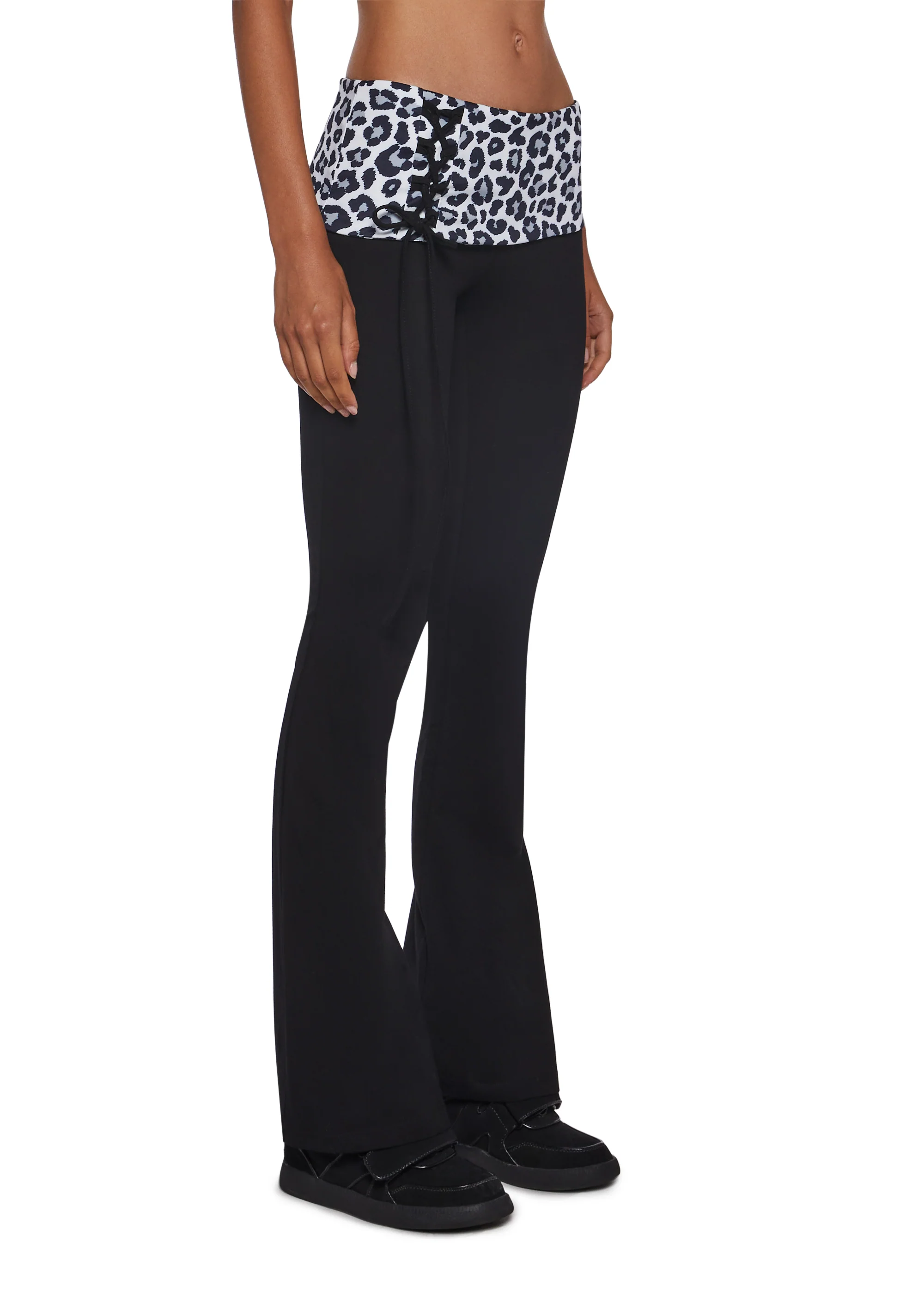 Hot Crush Knit Pants - Black - Image 3