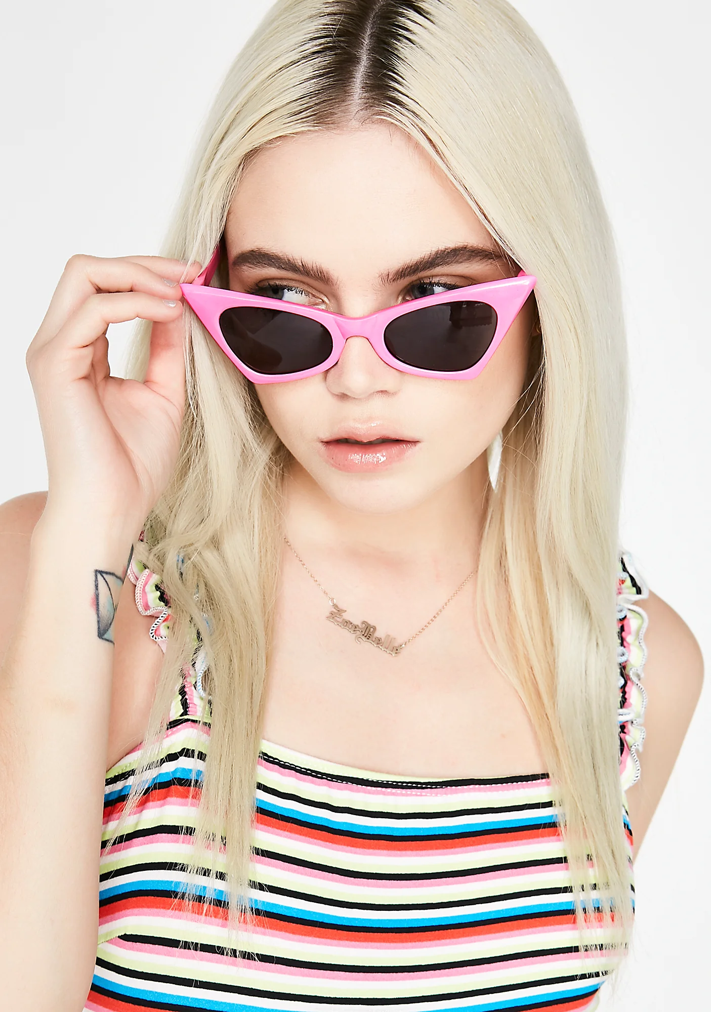 Hot Pink Classic Foxy Shades - Image 4