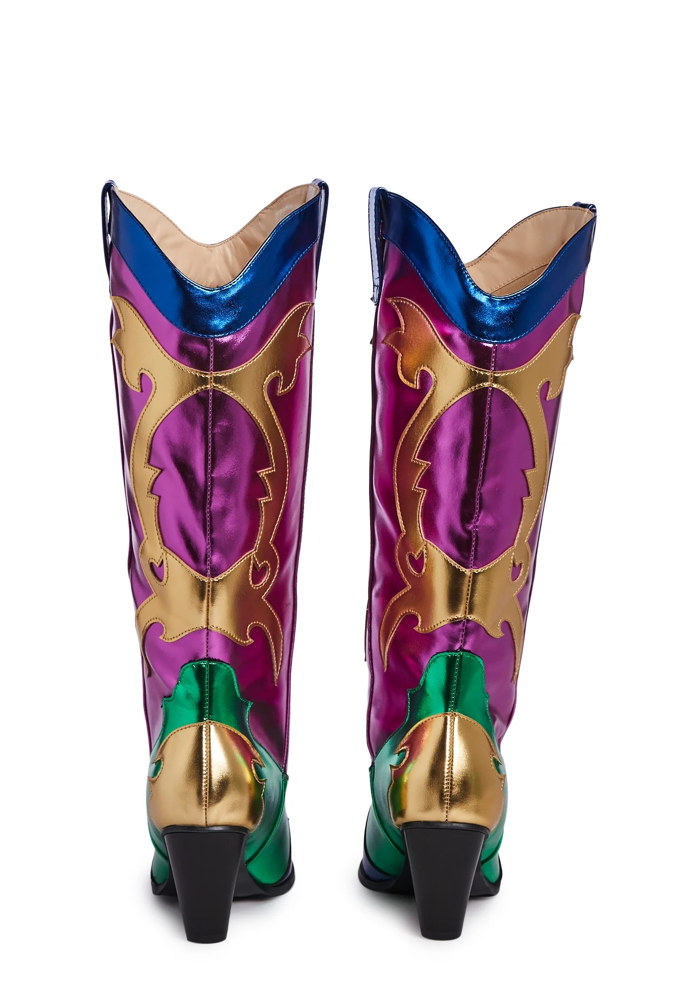 Hot Swagger Cowboy Boots - Purple - Image 4
