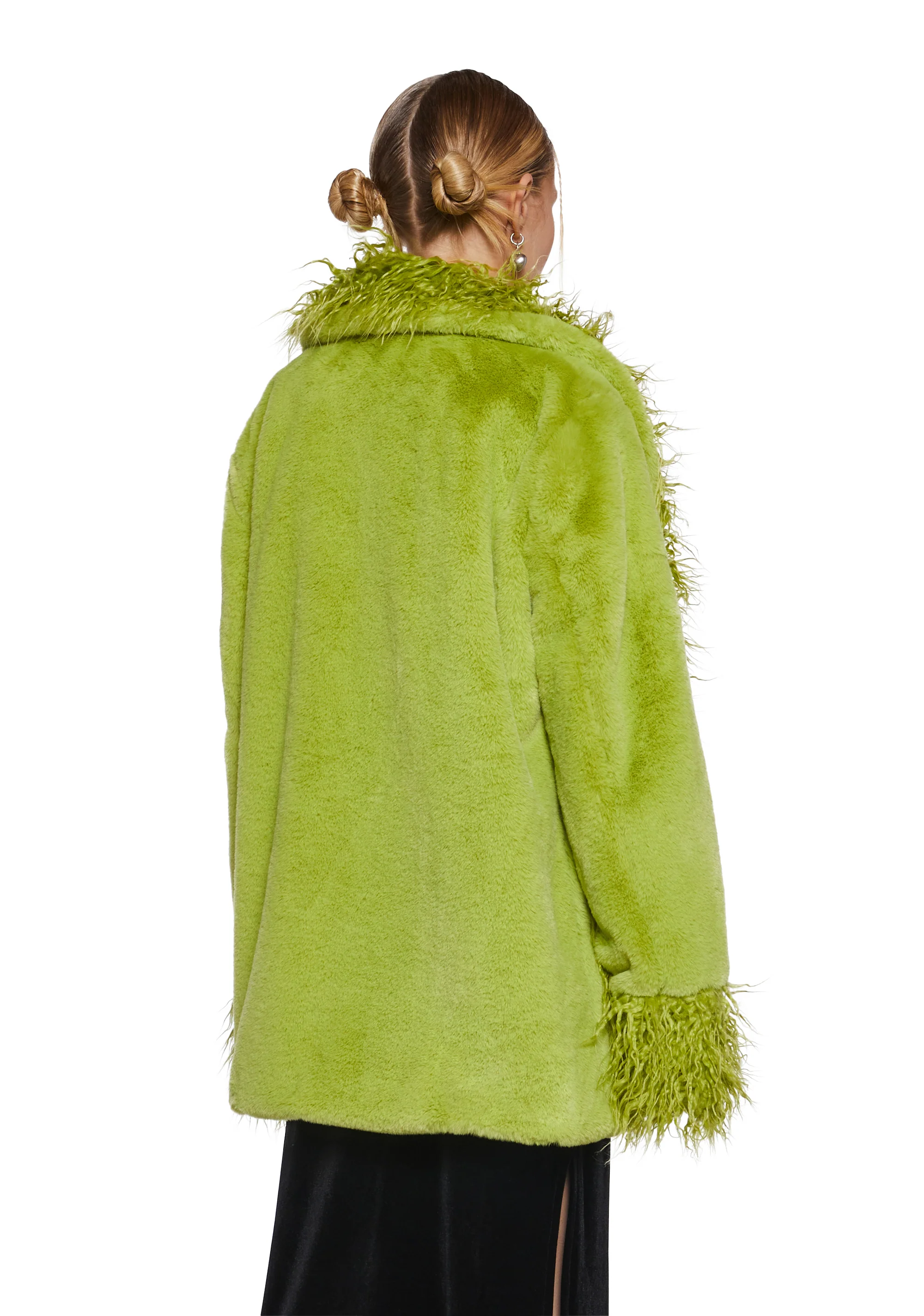 Hours And Hours Faux Fur Coat - Image 4