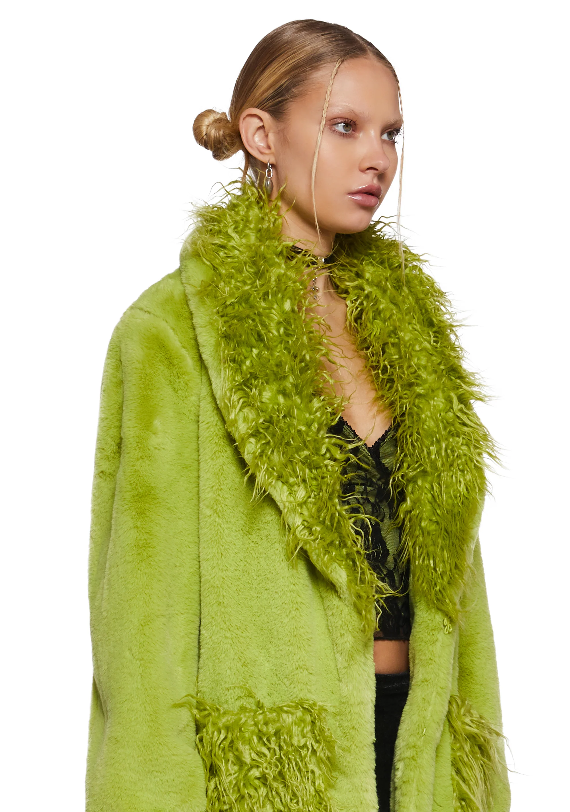Hours And Hours Faux Fur Coat - Image 5