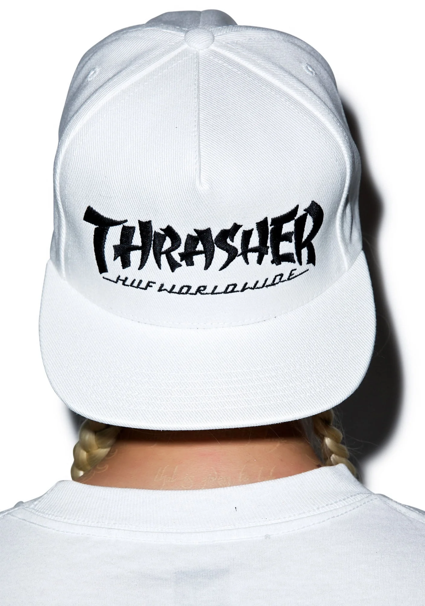 HUF X Thrasher Asia Tour Snapback - White - Image 7