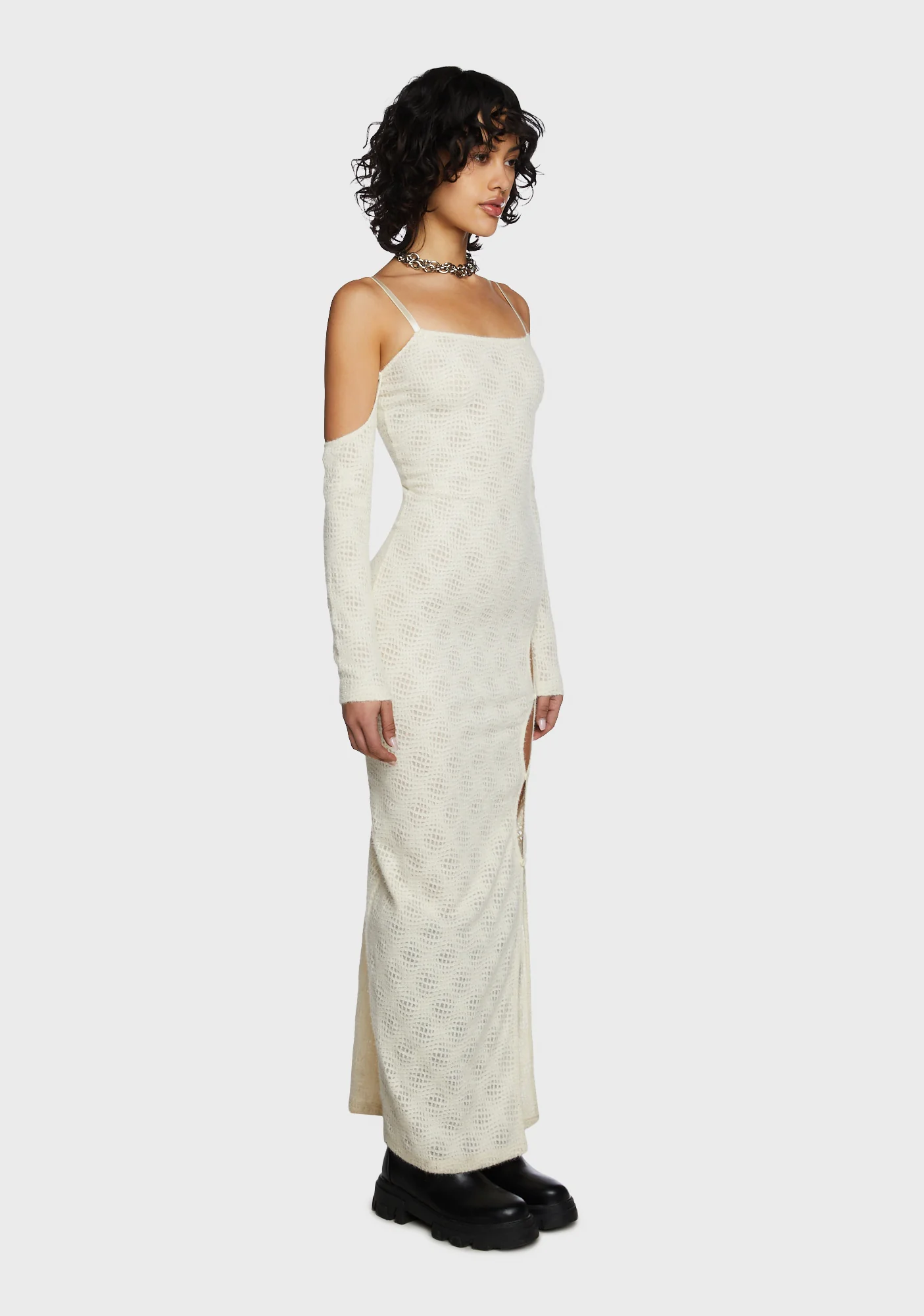 Humble Brag Maxi Dress - Ivory - Image 3