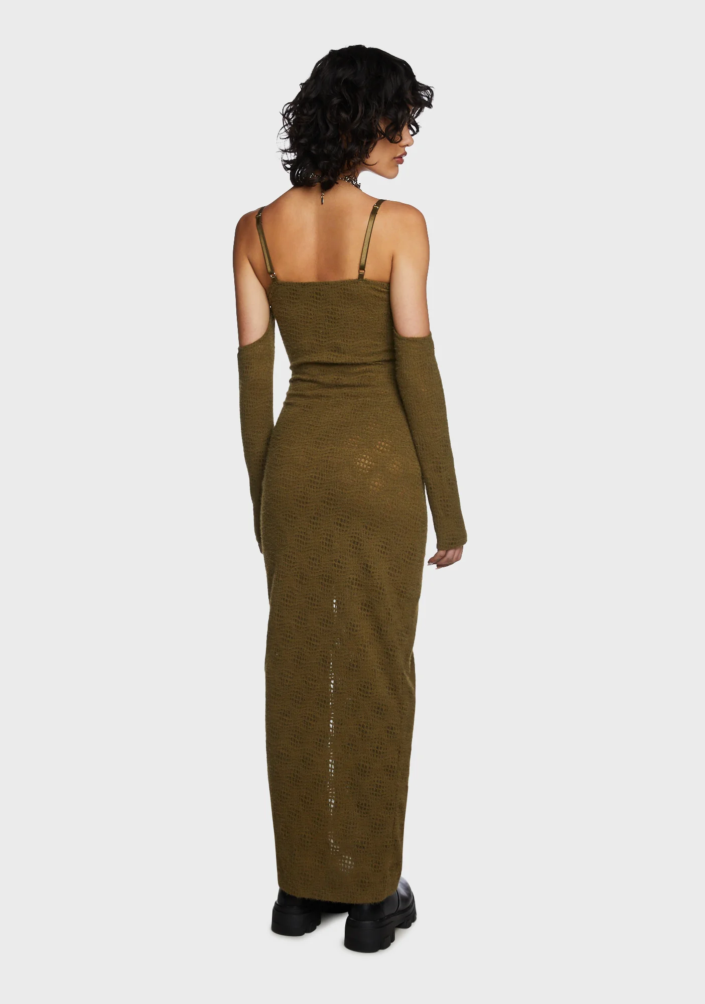 Humble Brag Maxi Dress - Olive - Image 5