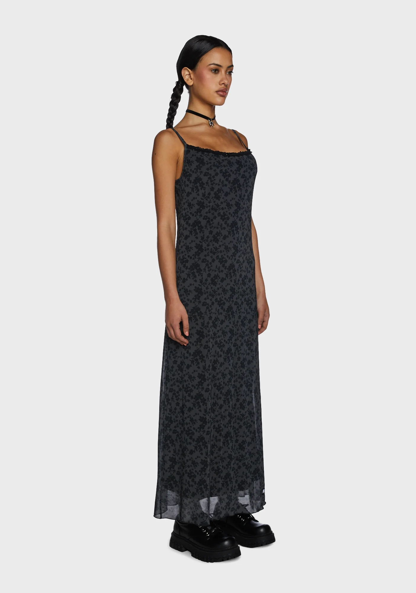 Hydra Floral Maxi Dress - Image 3