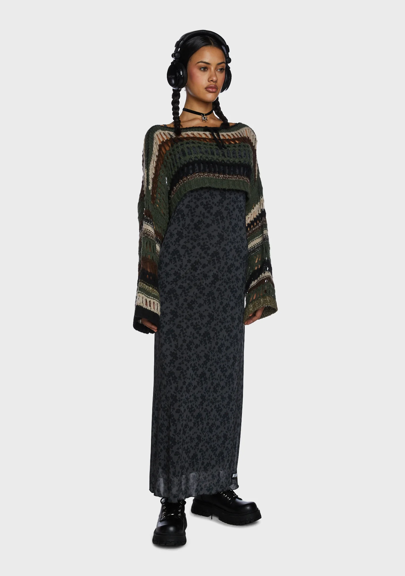 Hydra Floral Maxi Dress - Image 6
