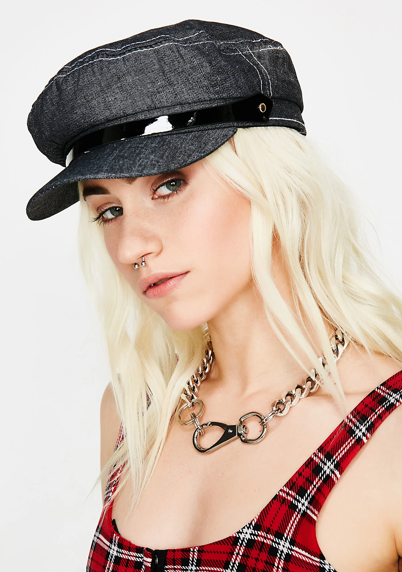 Hyped Up Denim Hat - Image 2