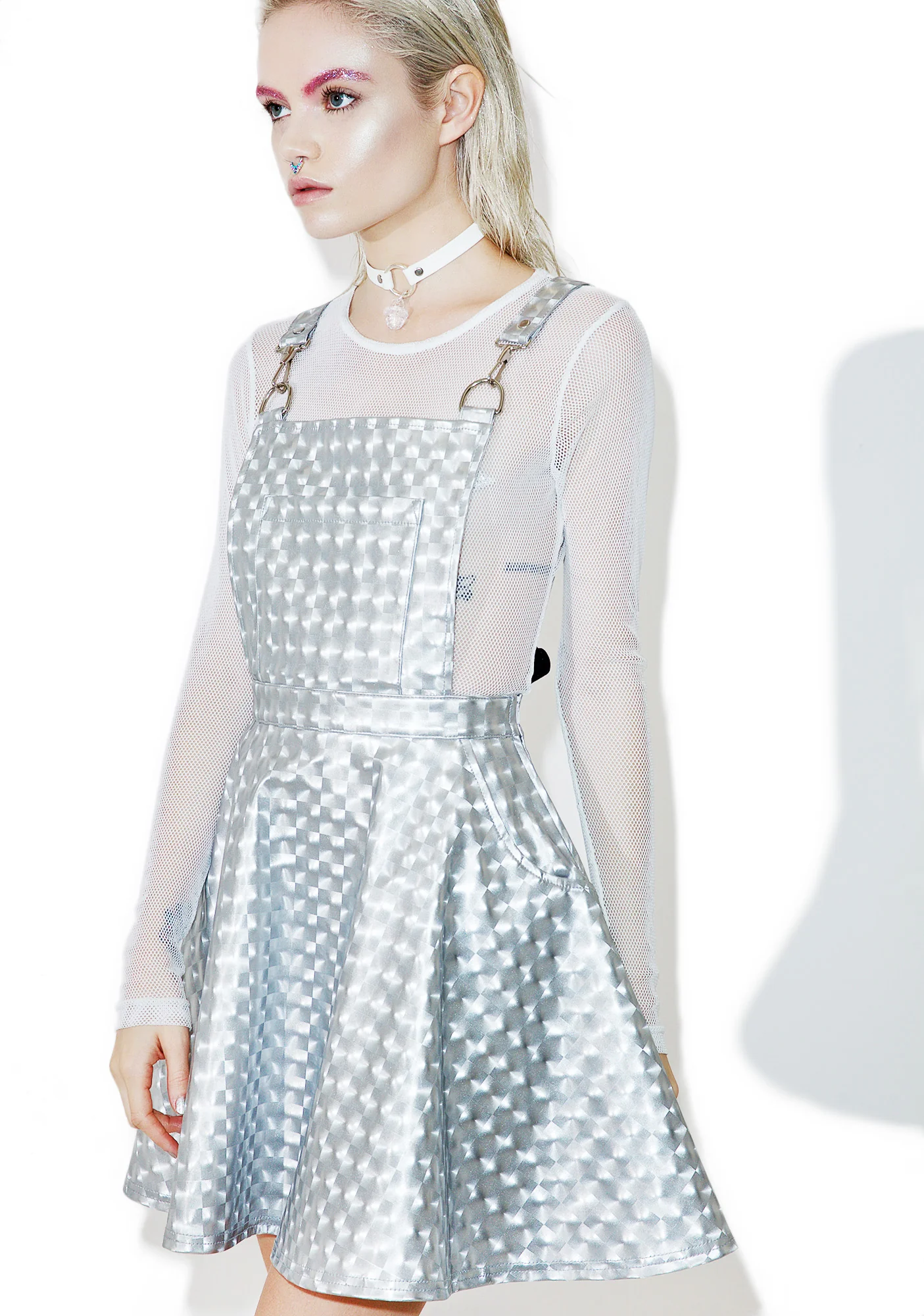 Hyperion Hologram Overall Dress - Image 4
