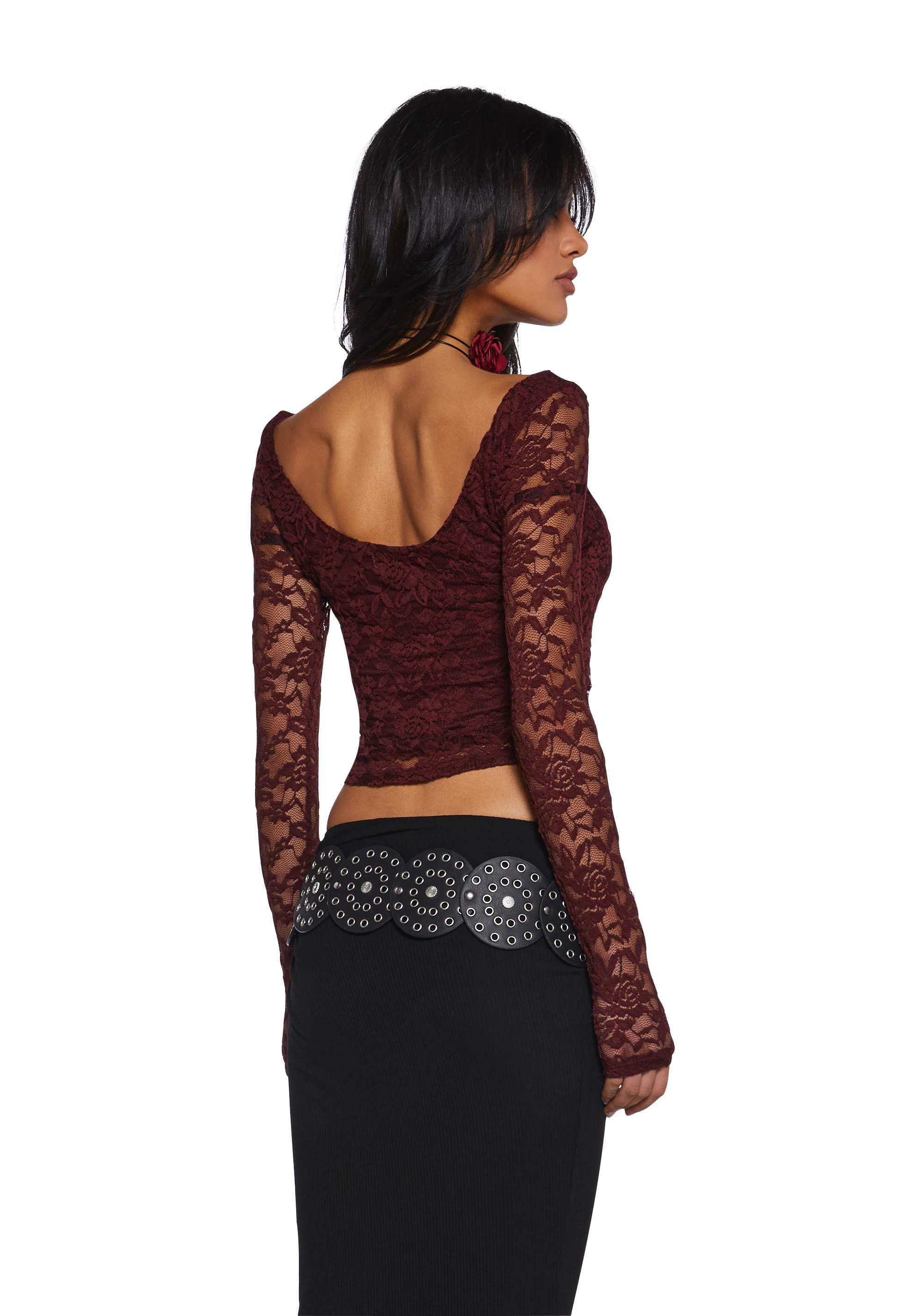 Hypnotized Love Long Sleeve Top - Image 4